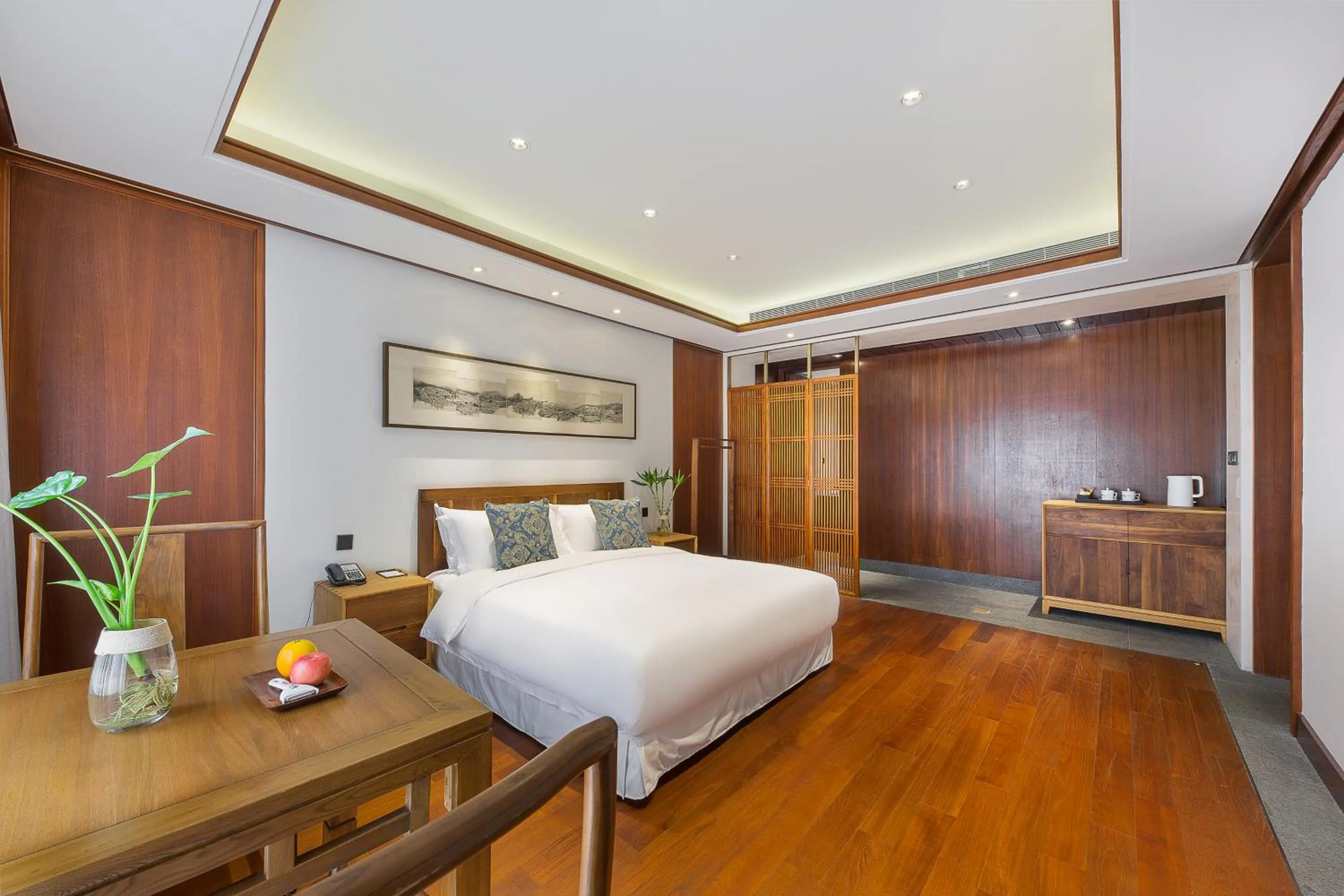 Photo of the whole room, Bed in Hefu Hotel