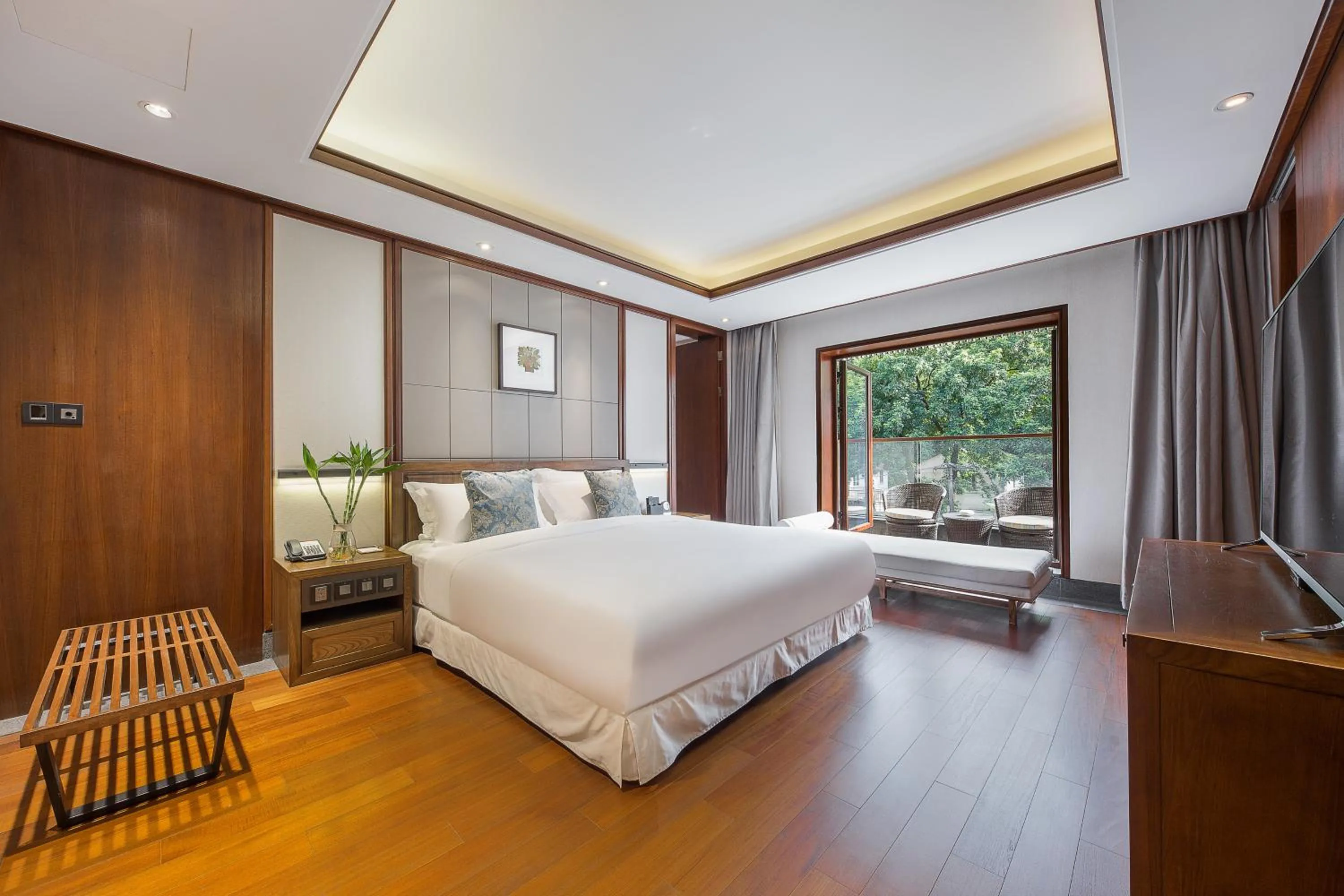 Photo of the whole room, Bed in Hefu Hotel