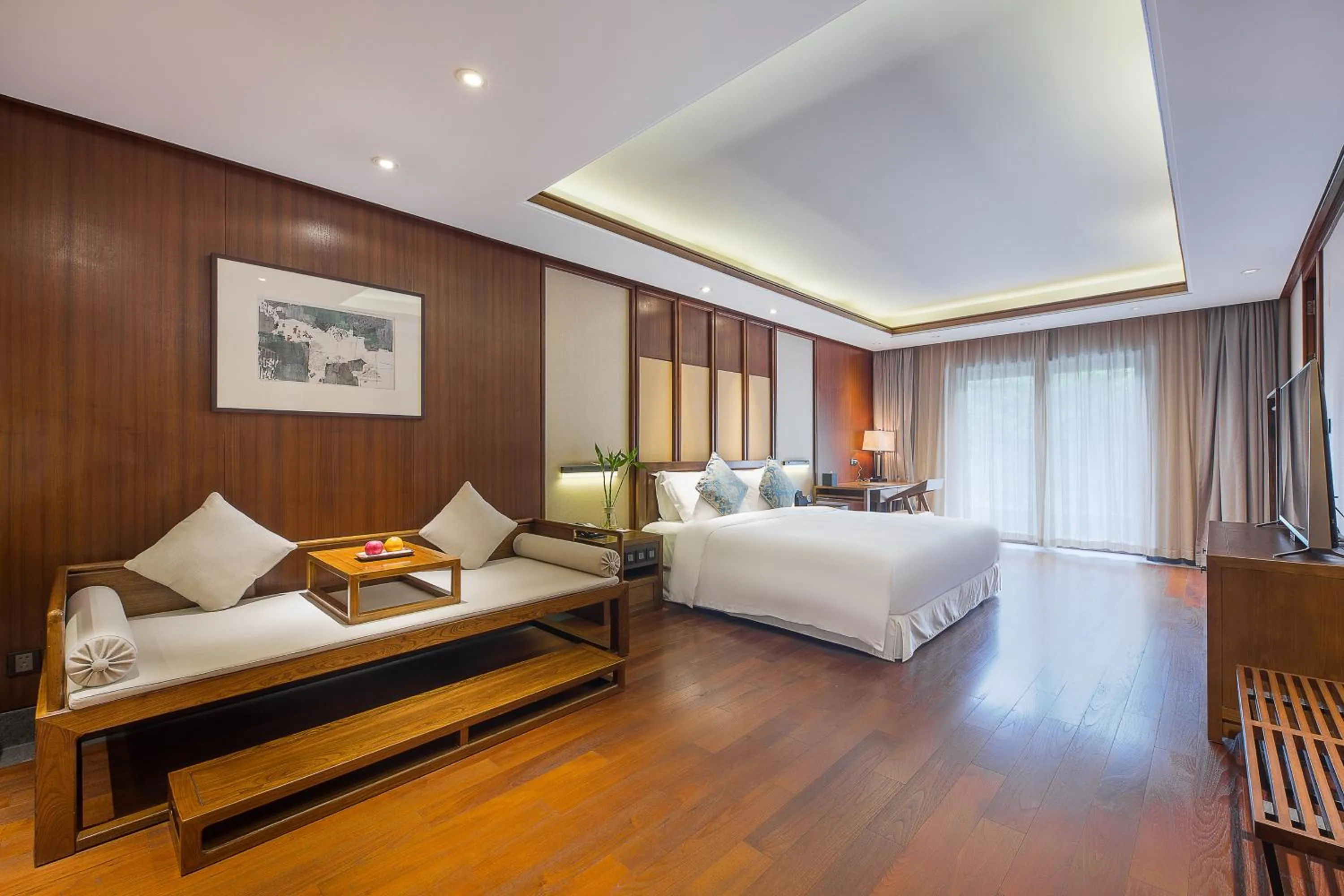 Photo of the whole room, Bed in Hefu Hotel