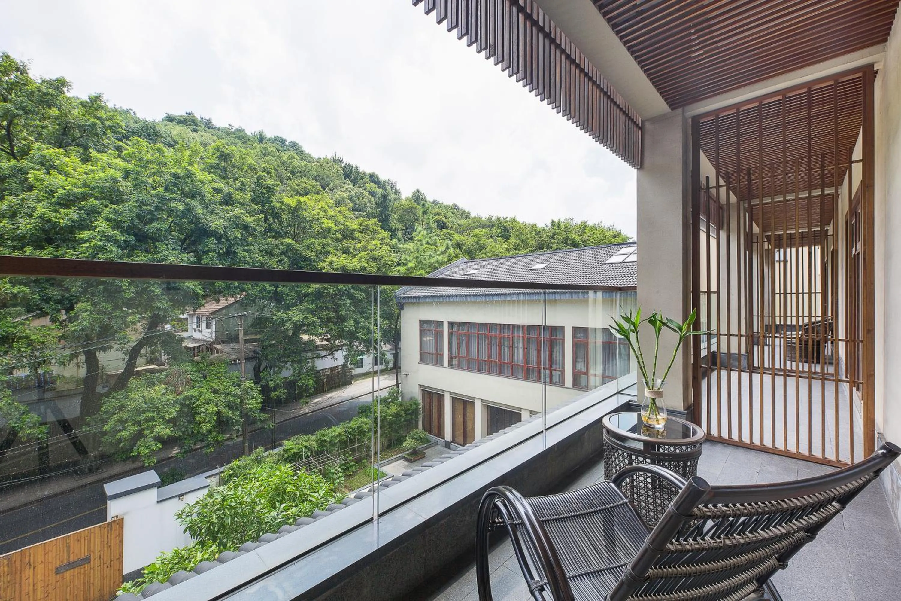 Balcony/Terrace in Hefu Hotel