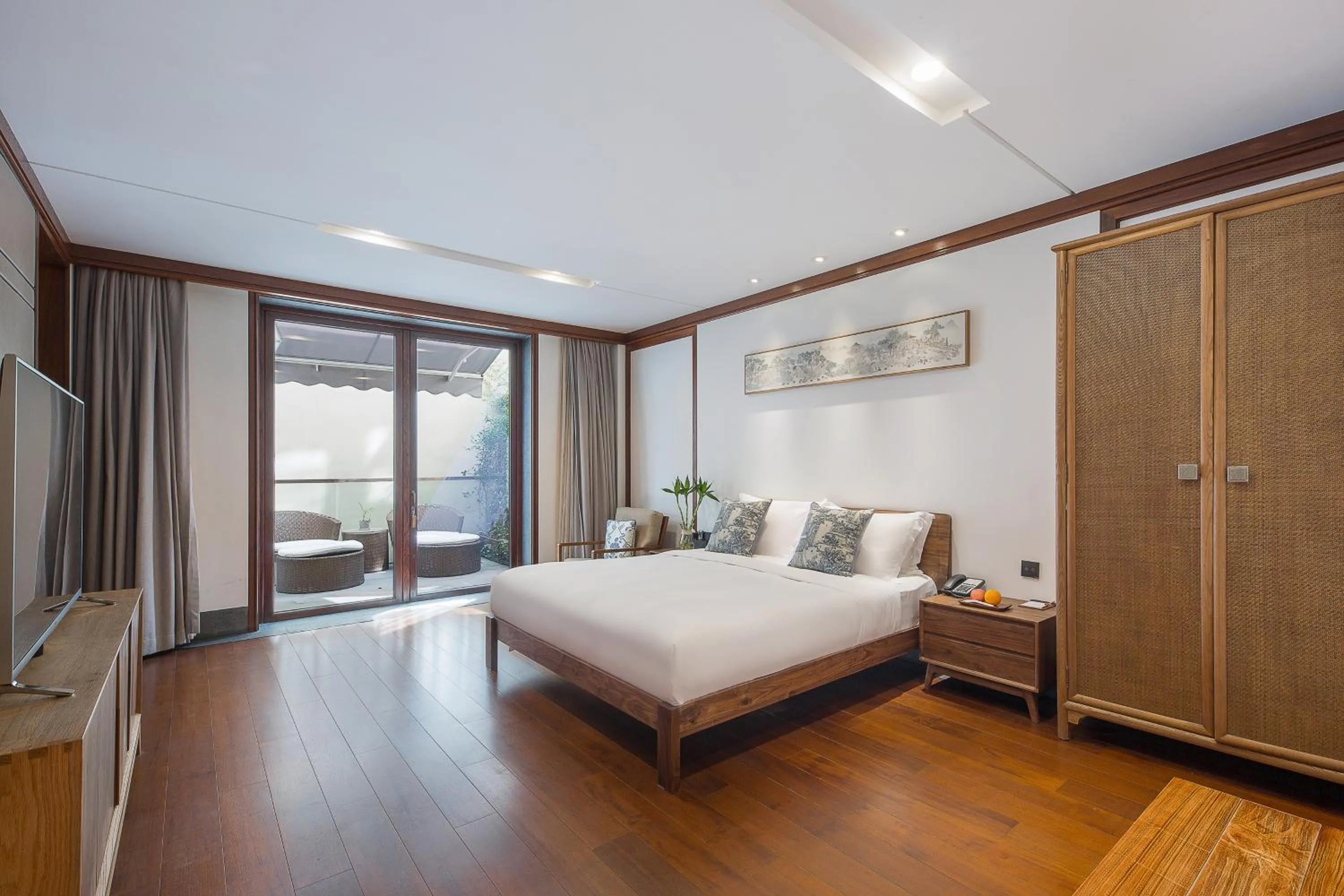 Photo of the whole room, Bed in Hefu Hotel