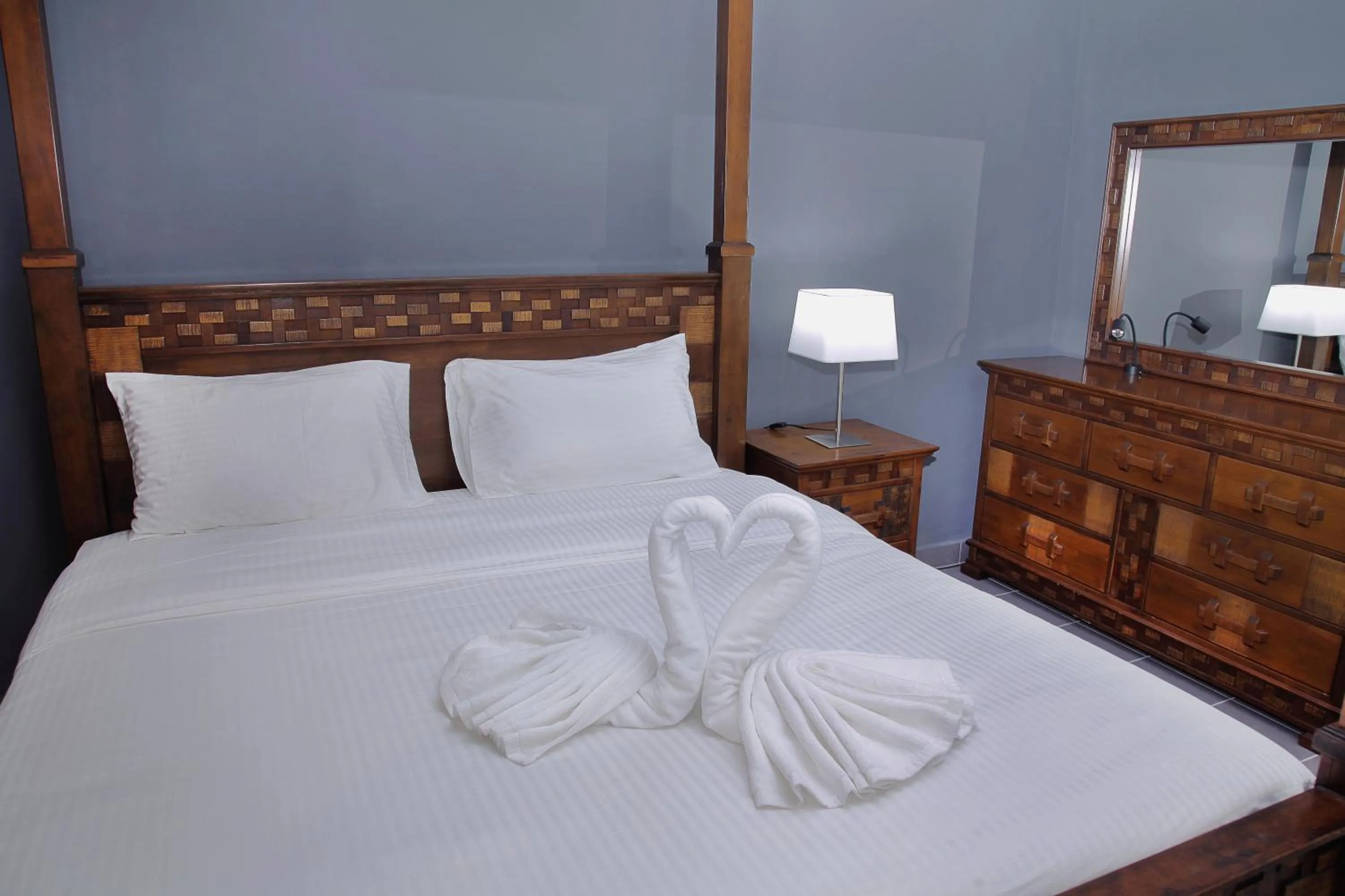 Bed in Hotel ali Imran