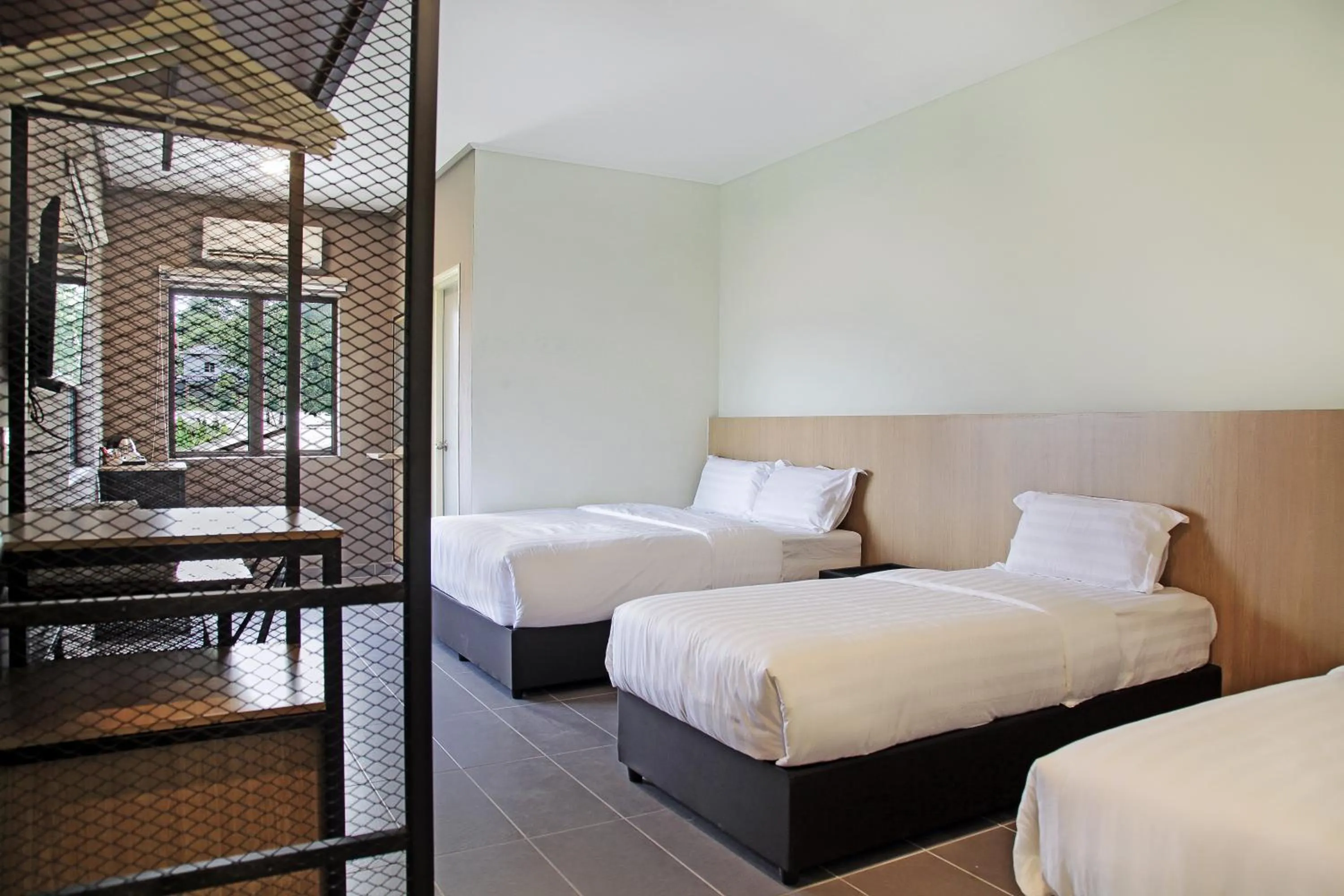 Bed in Hotel ali Imran