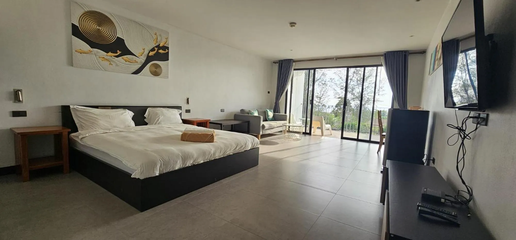 Bed in Aranya Resort Koh Lanta