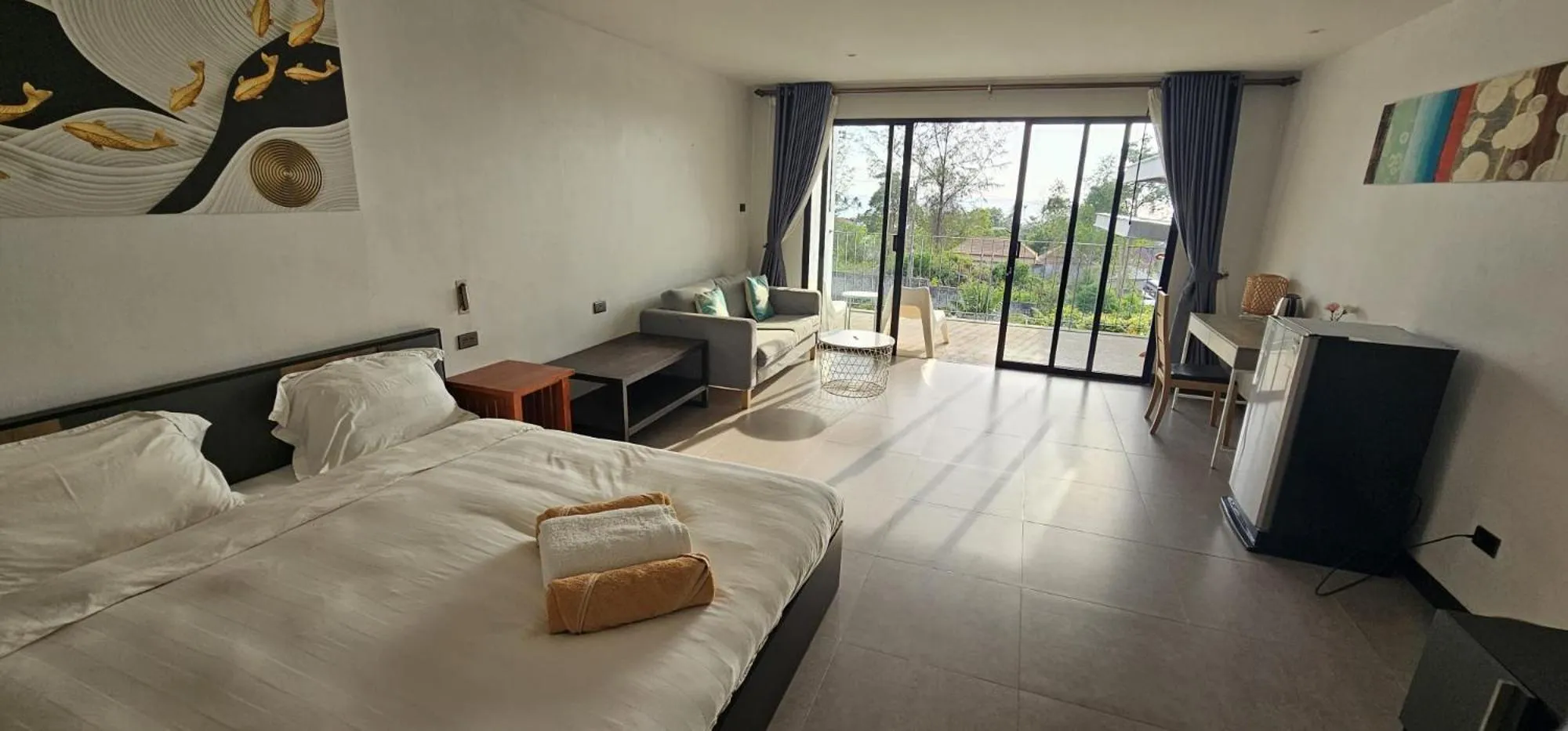 Bed in Aranya Resort Koh Lanta