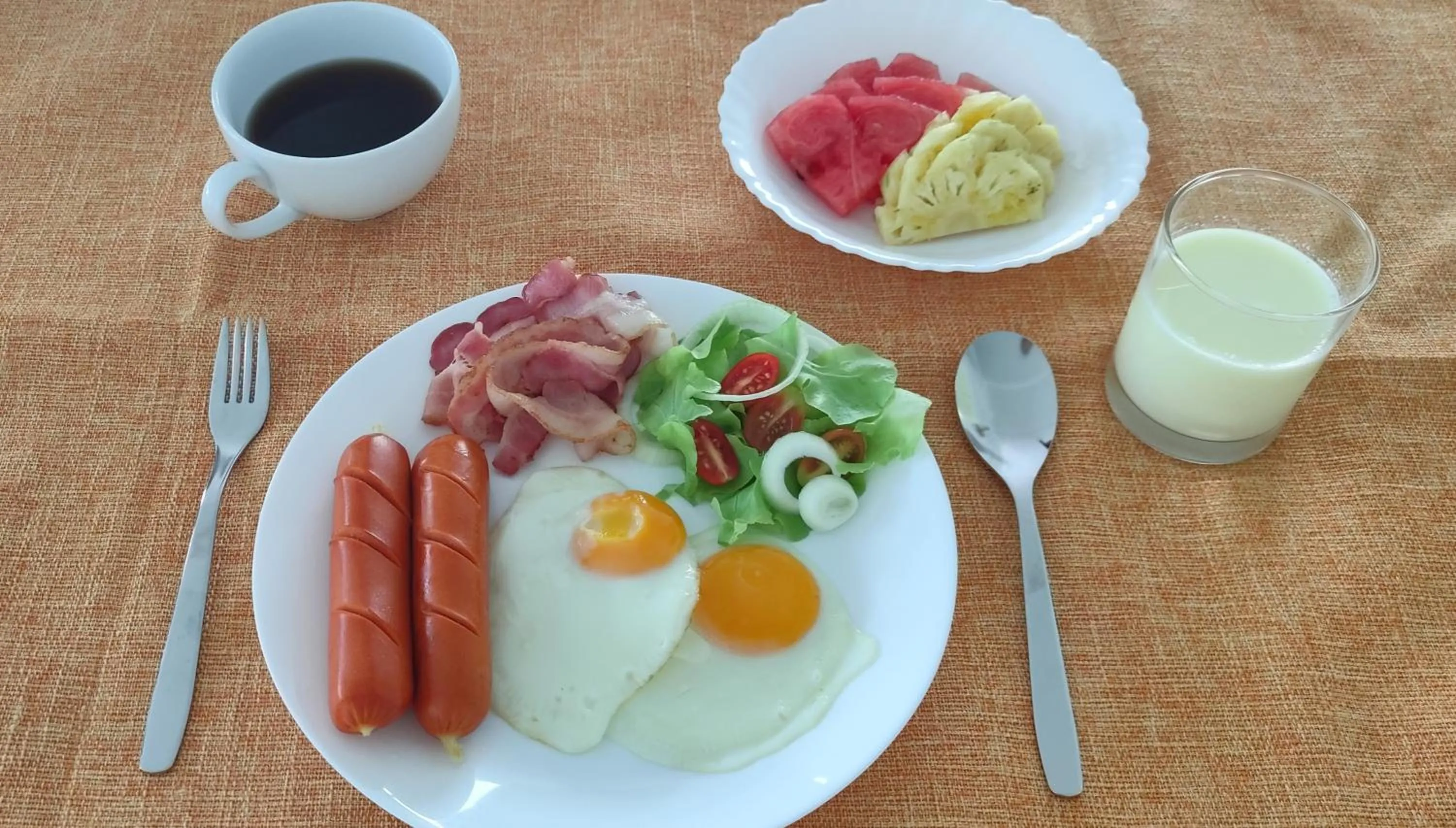Breakfast in Aranya Resort Koh Lanta