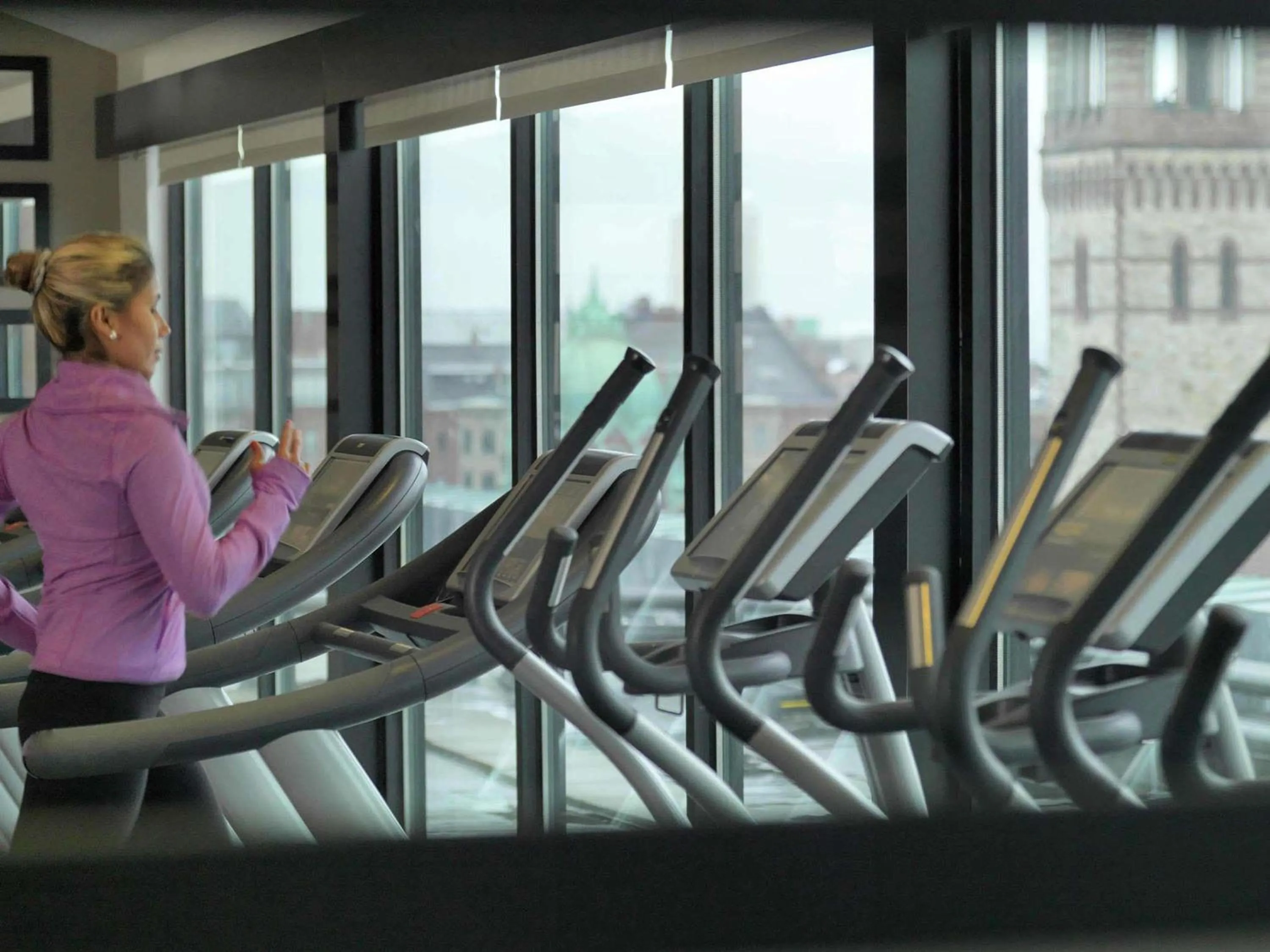Fitness centre/facilities in Fairmont Copley Plaza