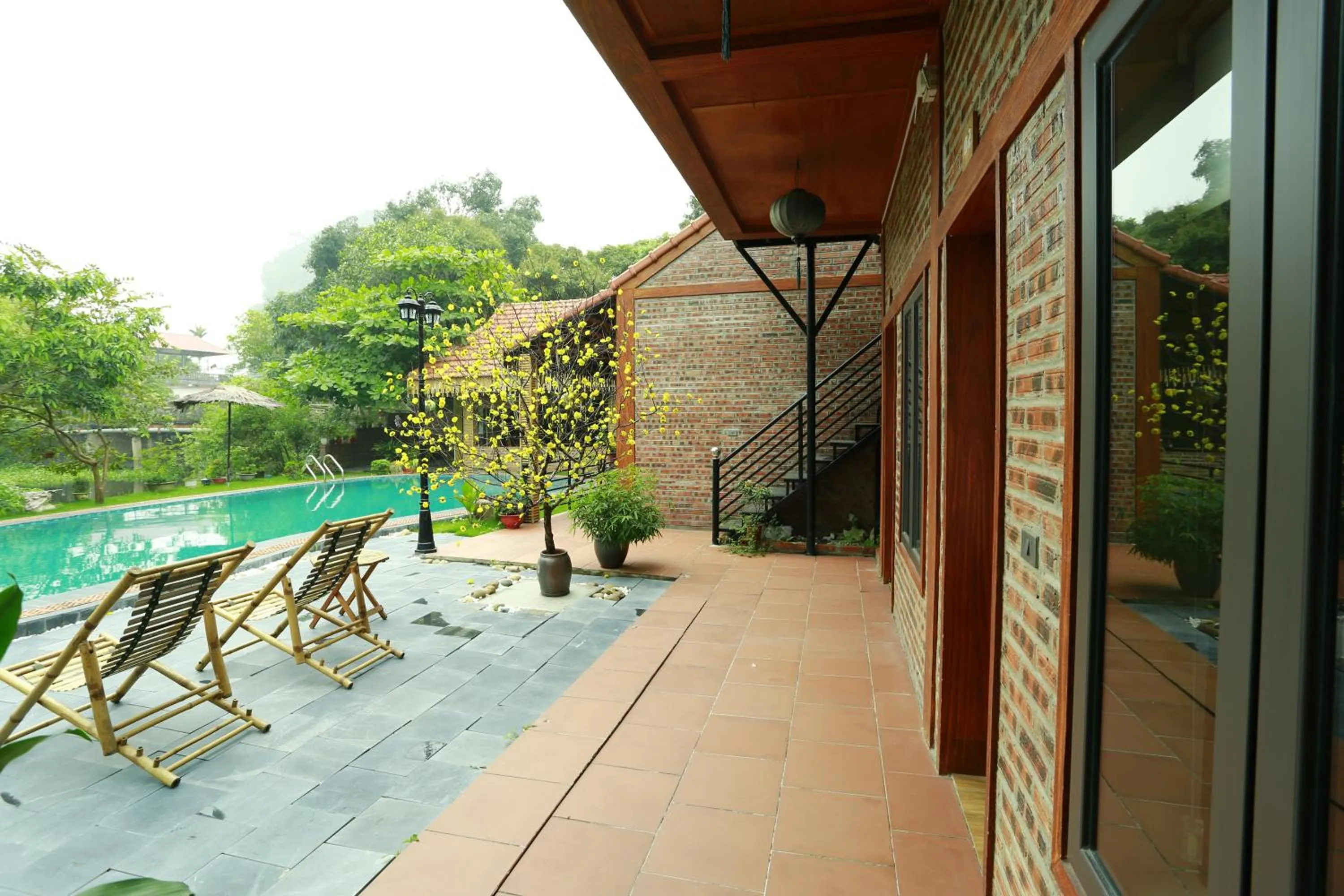 Balcony/Terrace in Ninh Binh Valle Montana Homestay