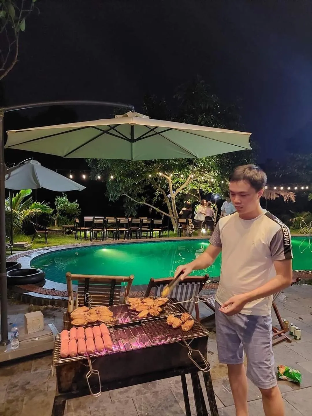 BBQ facilities in Ninh Binh Valle Montana Homestay