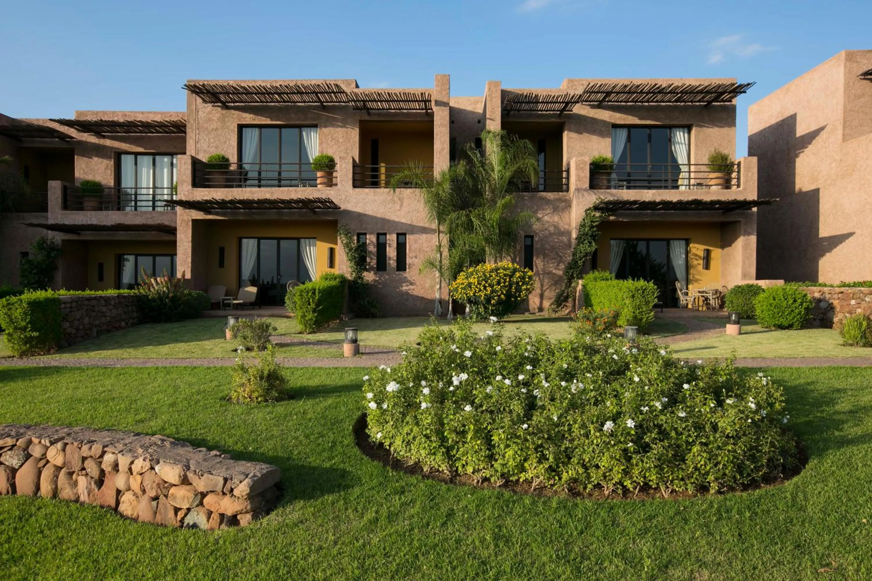 Garden view in Le Palais Paysan