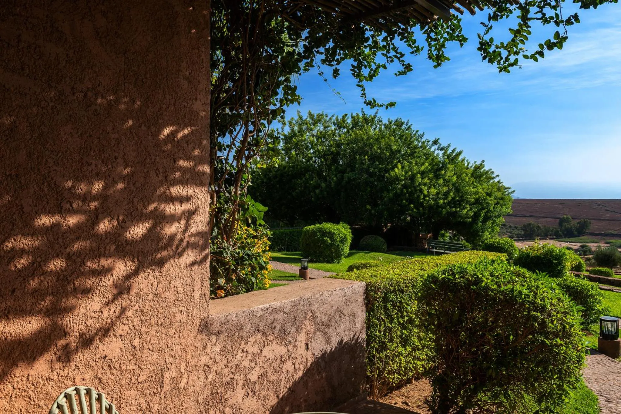 Garden in Le Palais Paysan