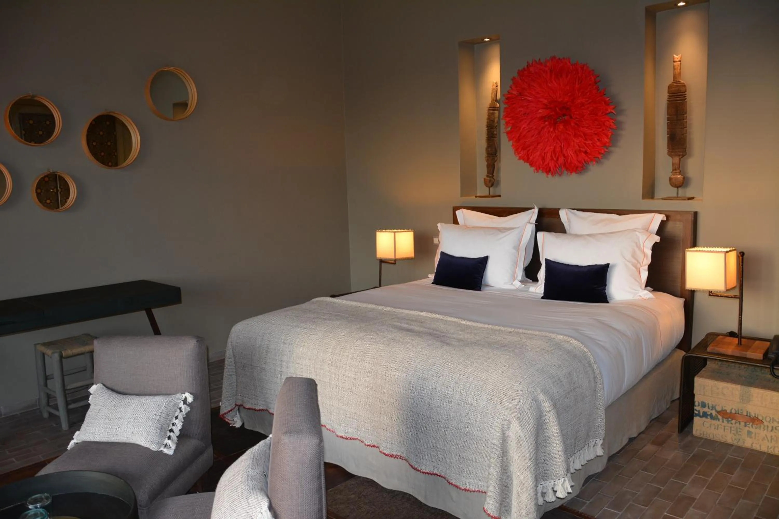 Bedroom in Le Palais Paysan