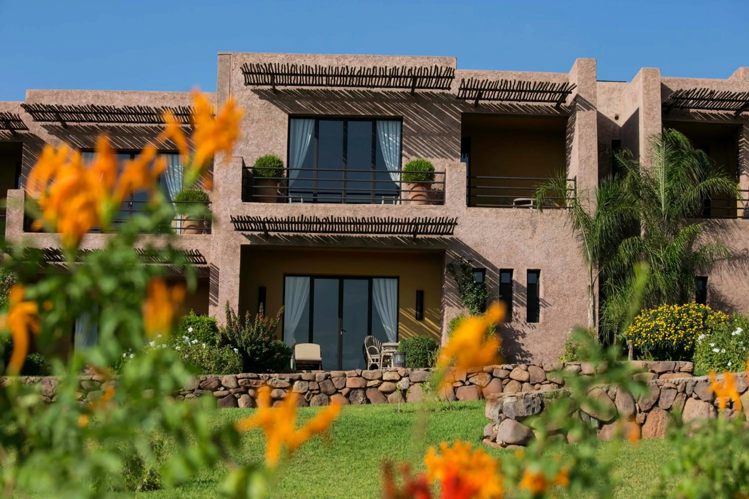 Garden view in Le Palais Paysan