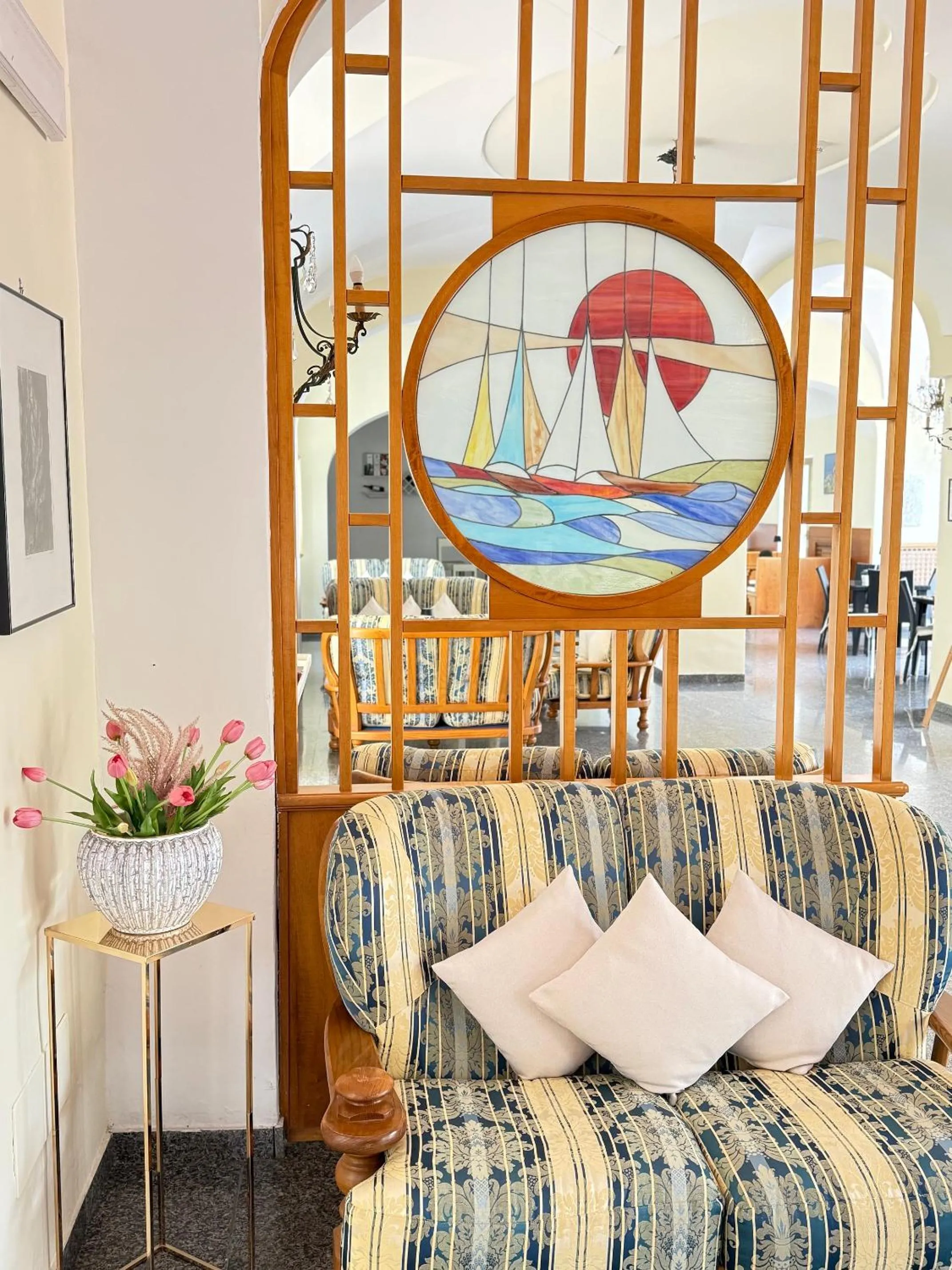 Lobby or reception in Hotel Pineta