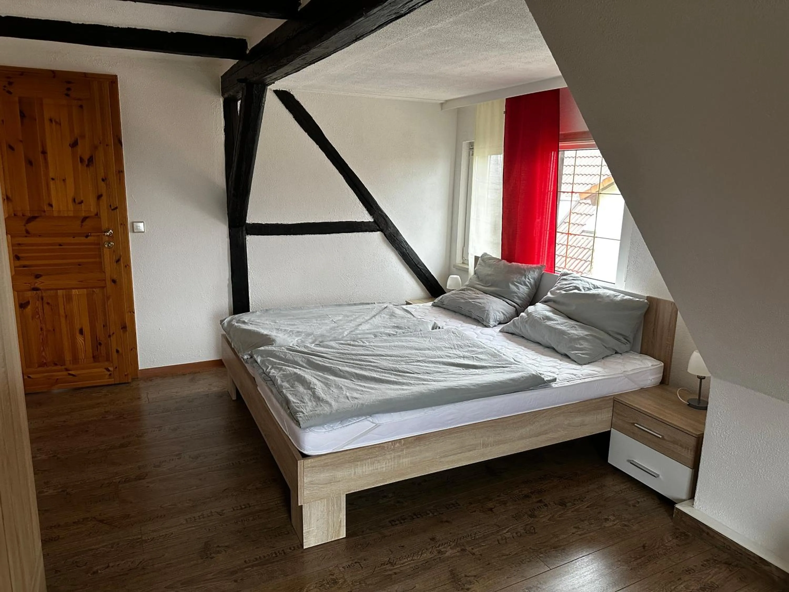Bedroom in Pension Zum Fäßchen
