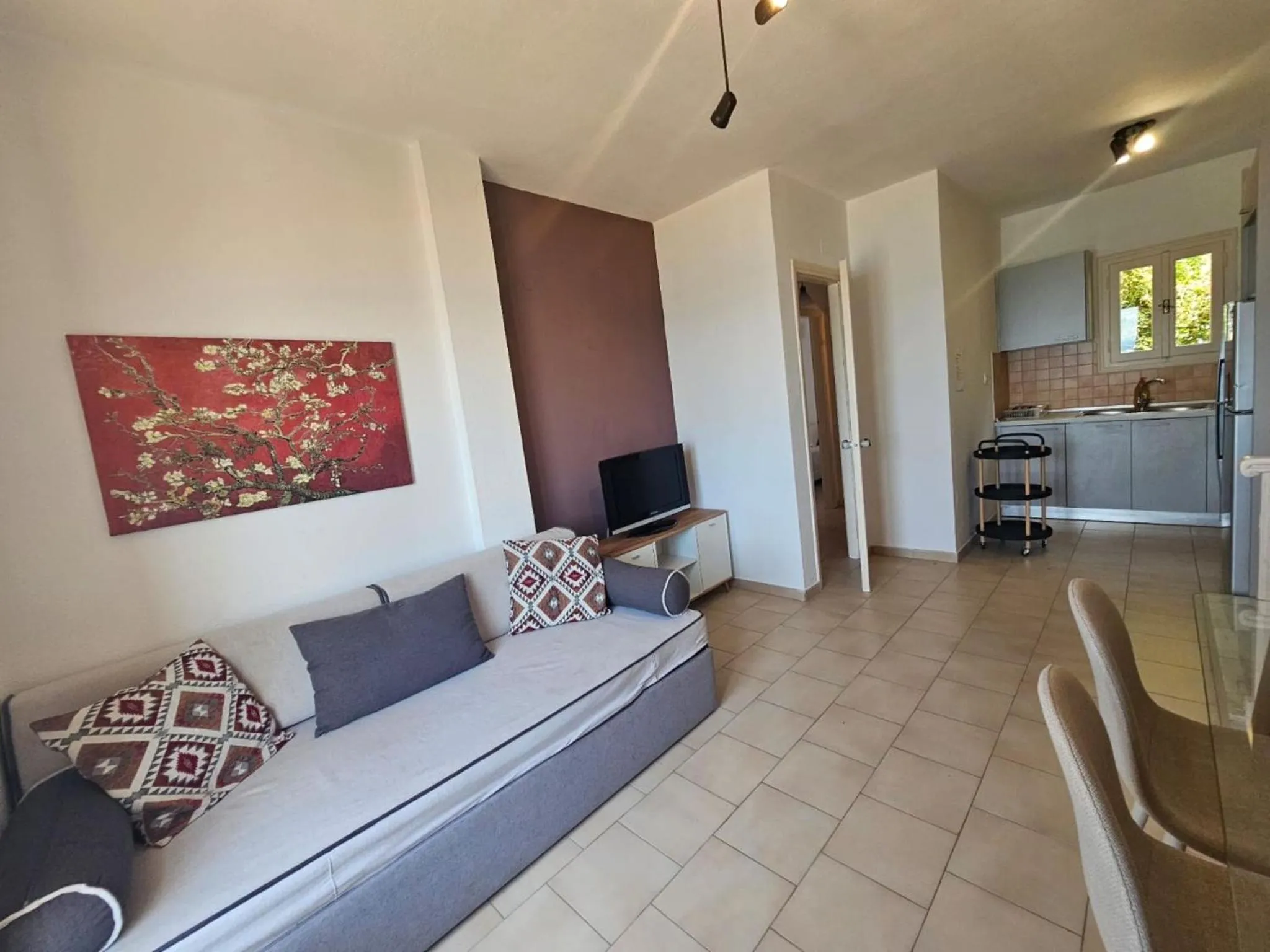 Living room in Corfu Glyfada Menigos Resort 91