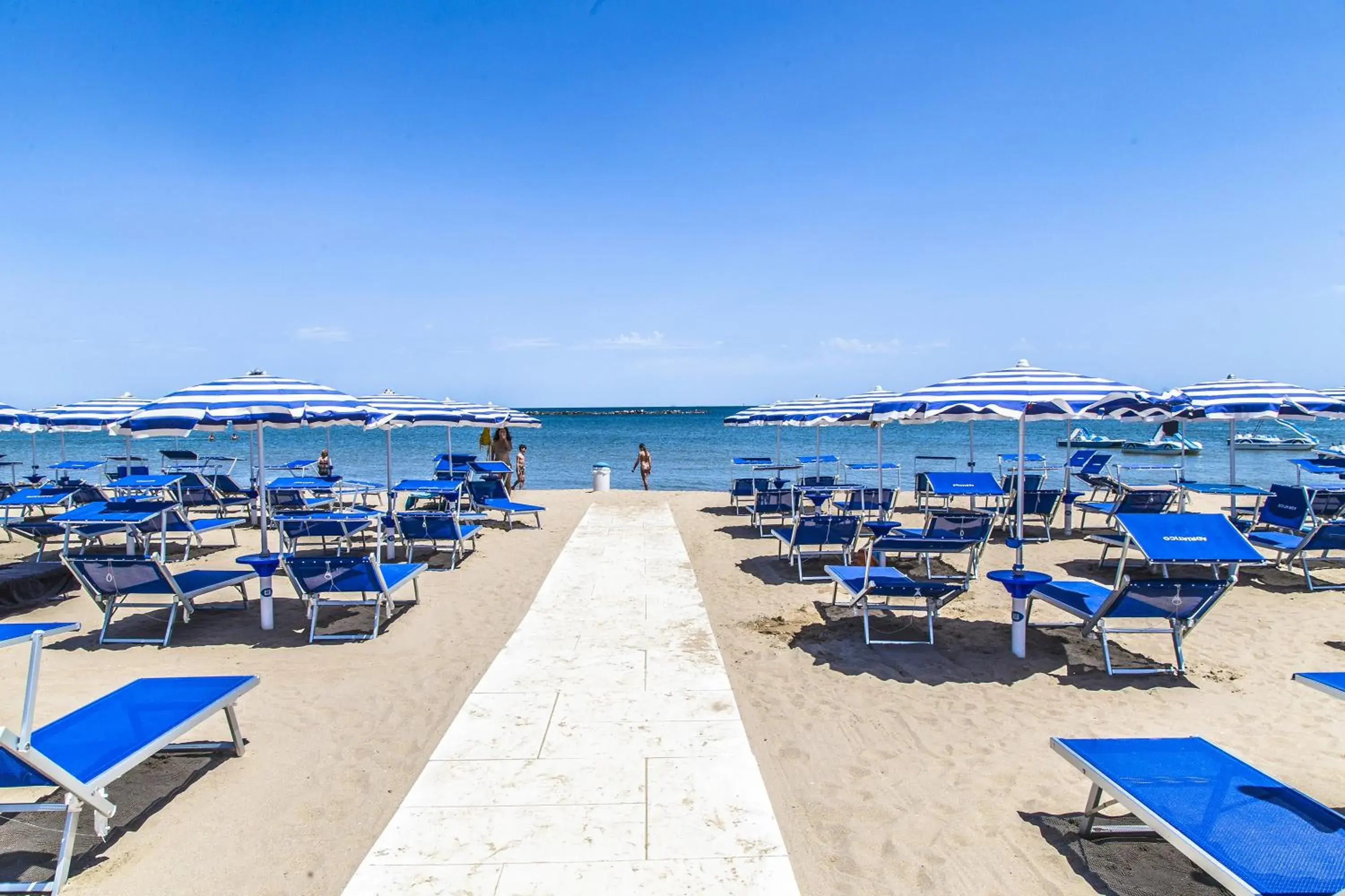 Beach, Swimming Pool in Hotel Wega