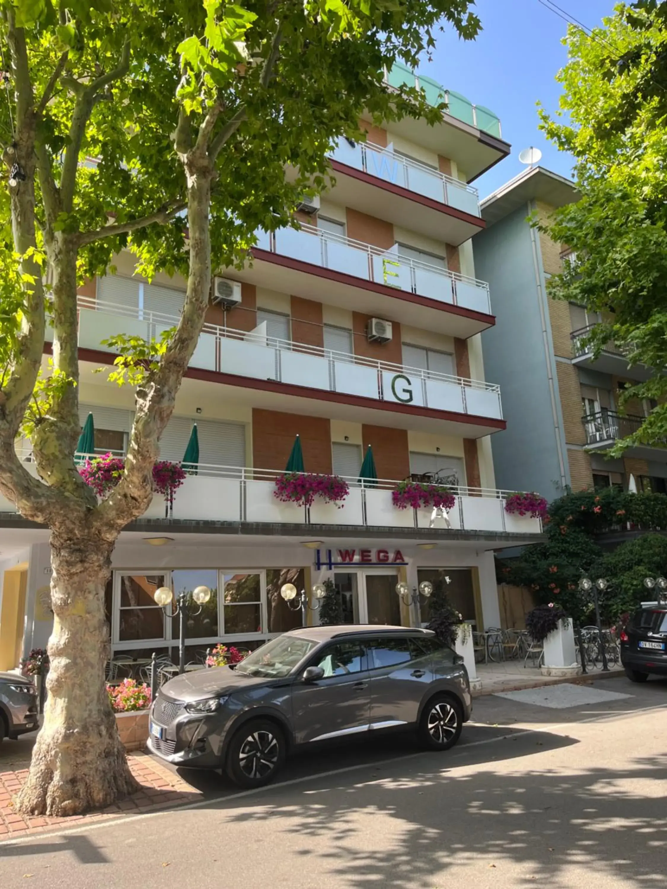 View (from property/room), Property Building in Hotel Wega