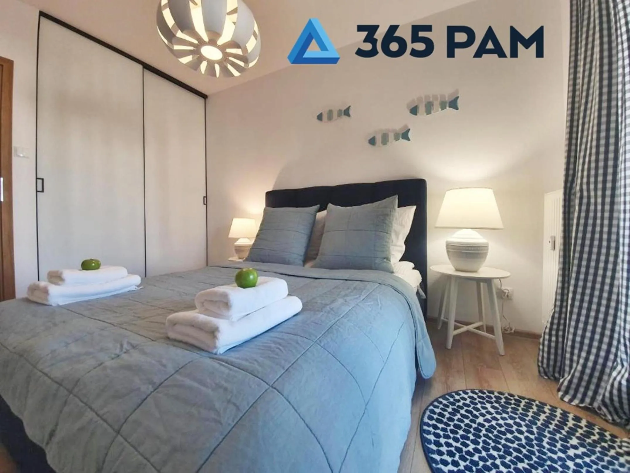 Bed in 365PAM - Apartament z BASENEM Polanki Park