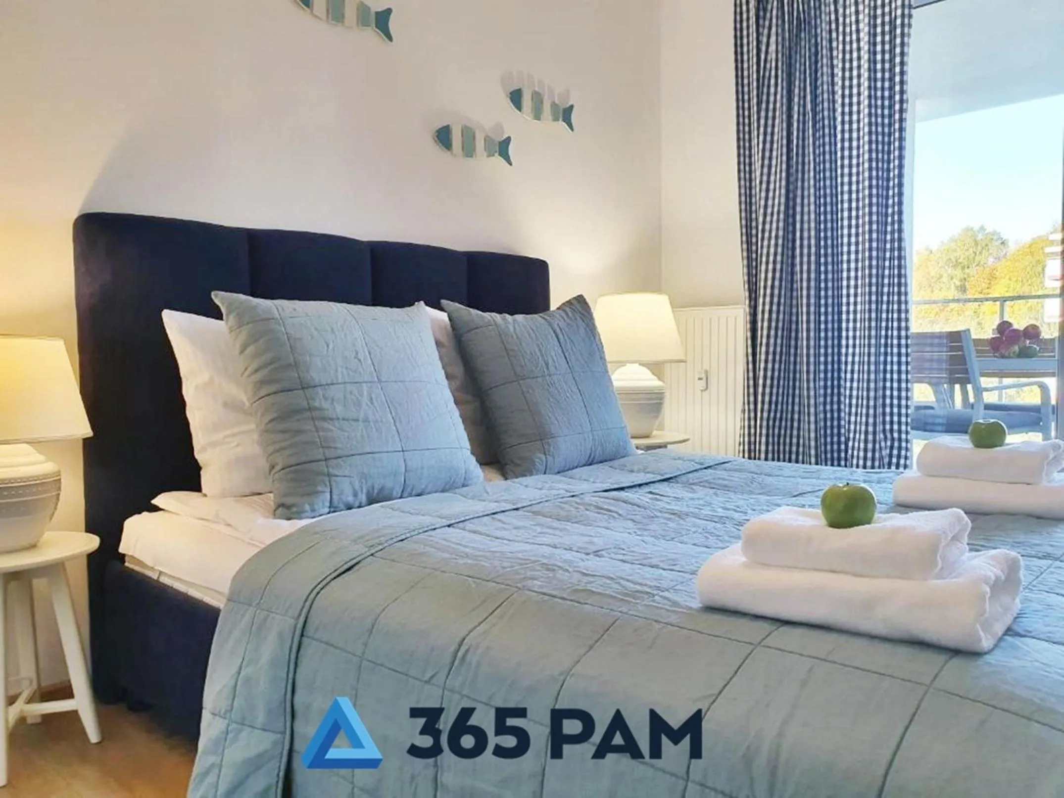 Bed in 365PAM - Apartament z BASENEM Polanki Park