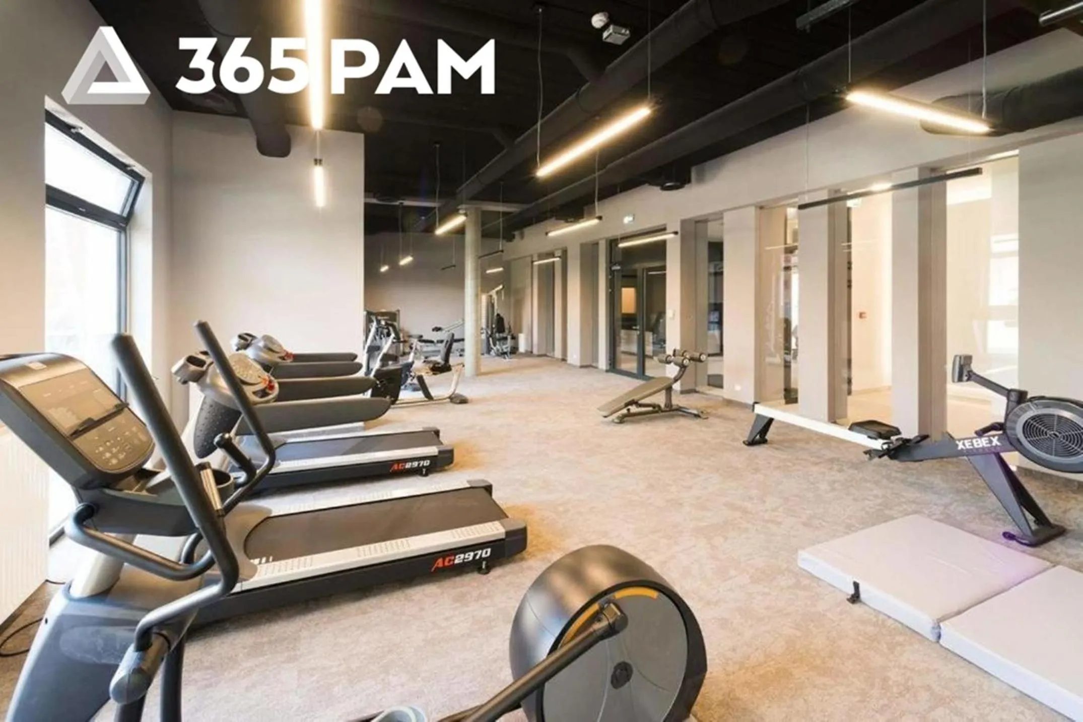 Fitness centre/facilities in 365PAM - Apartament z BASENEM Polanki Park