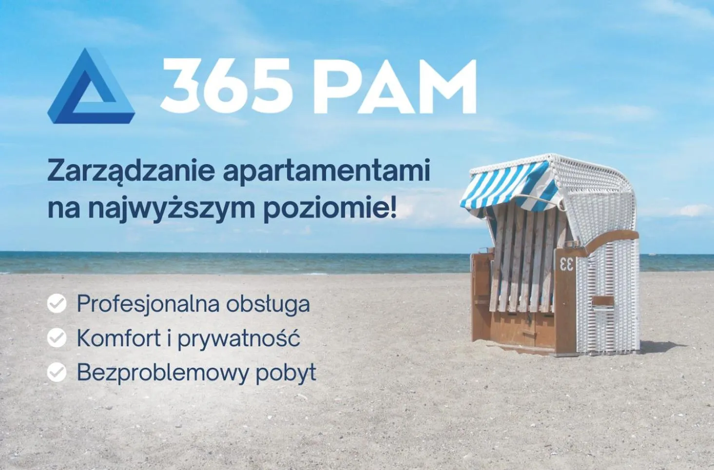 Property logo or sign in 365PAM - Apartament z BASENEM Polanki Park