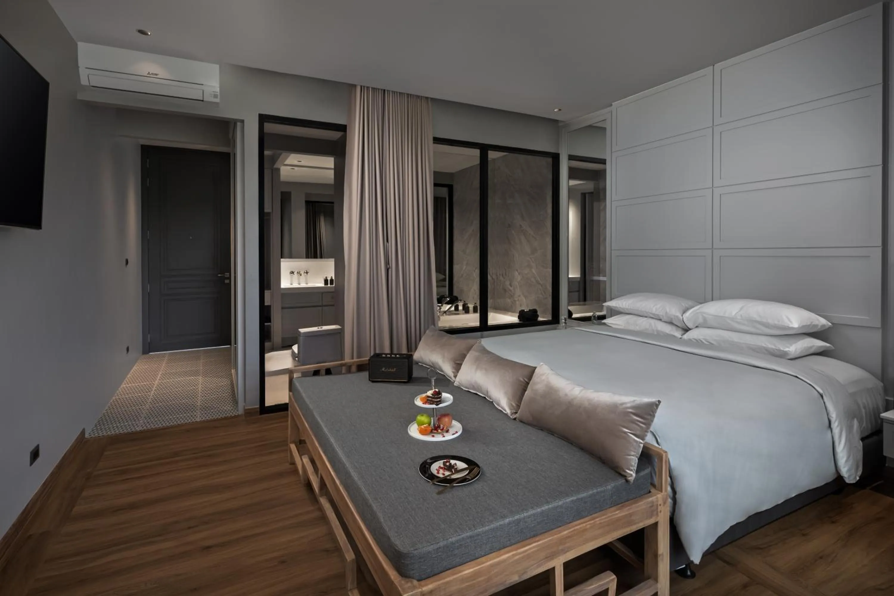 Photo of the whole room, Bed in Sirinati Ban Thung Samo Khao Kho