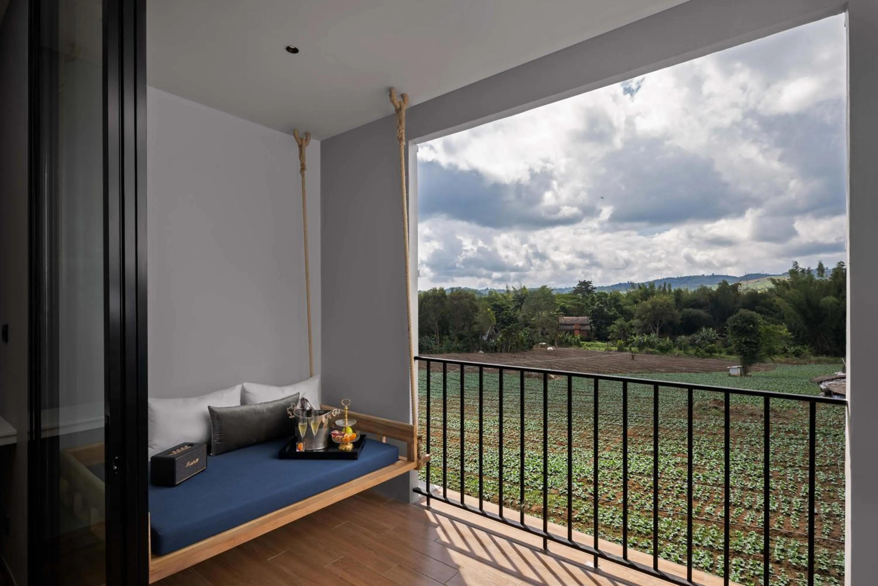 Living room in Sirinati Ban Thung Samo Khao Kho