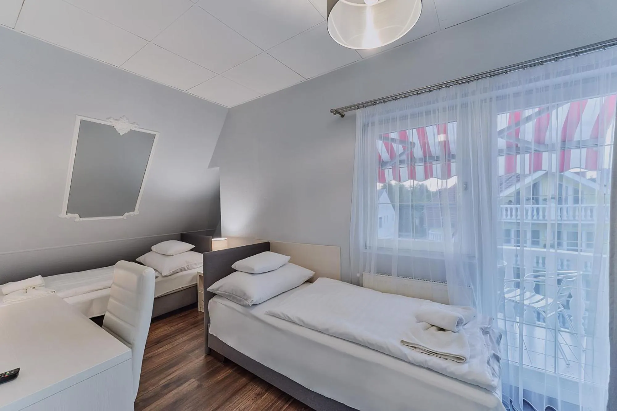 Bed in Tokajer Wellness Panzió