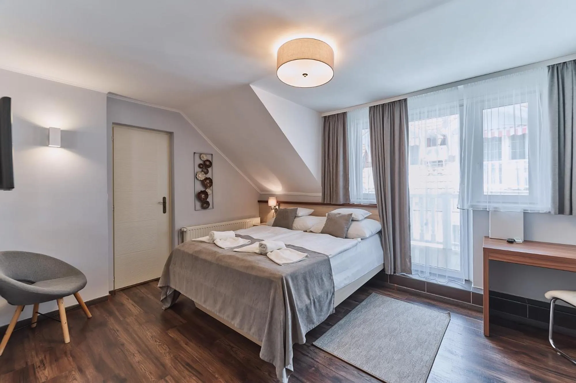 Bed in Tokajer Wellness Panzió