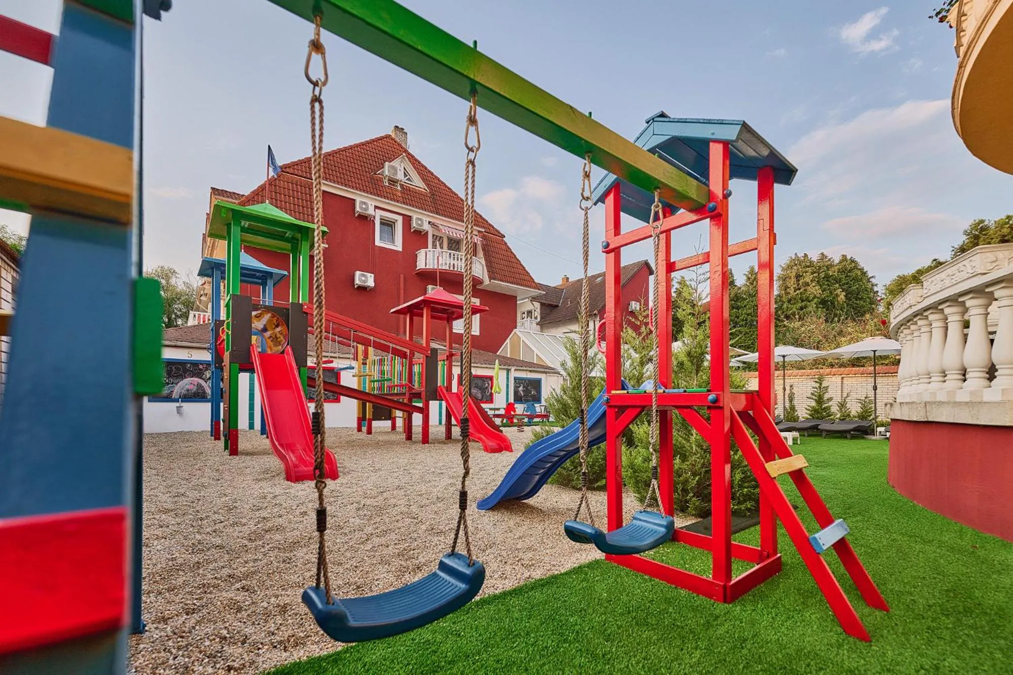Children play ground in Tokajer Wellness Panzió