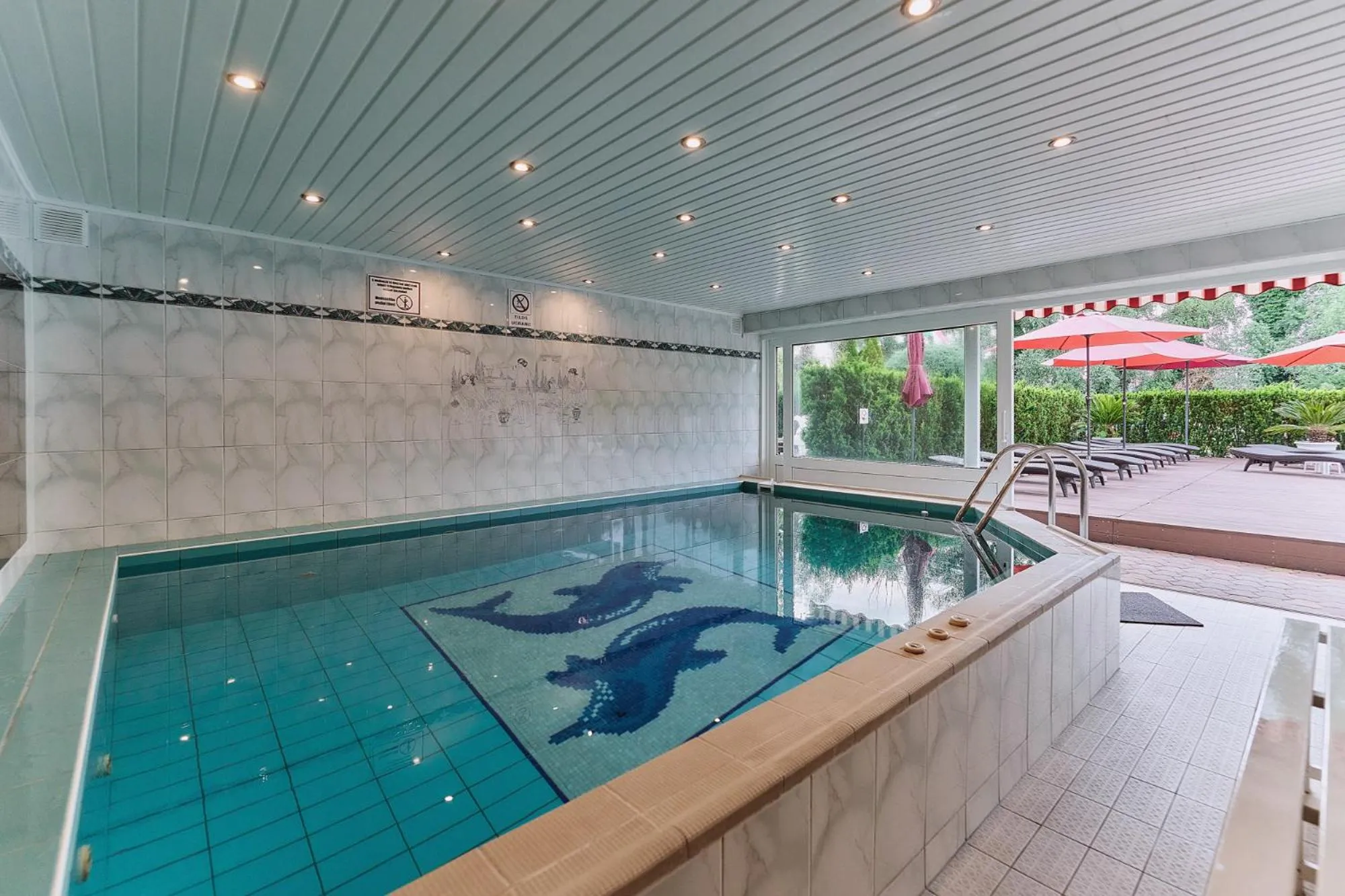Swimming pool in Tokajer Wellness Panzió