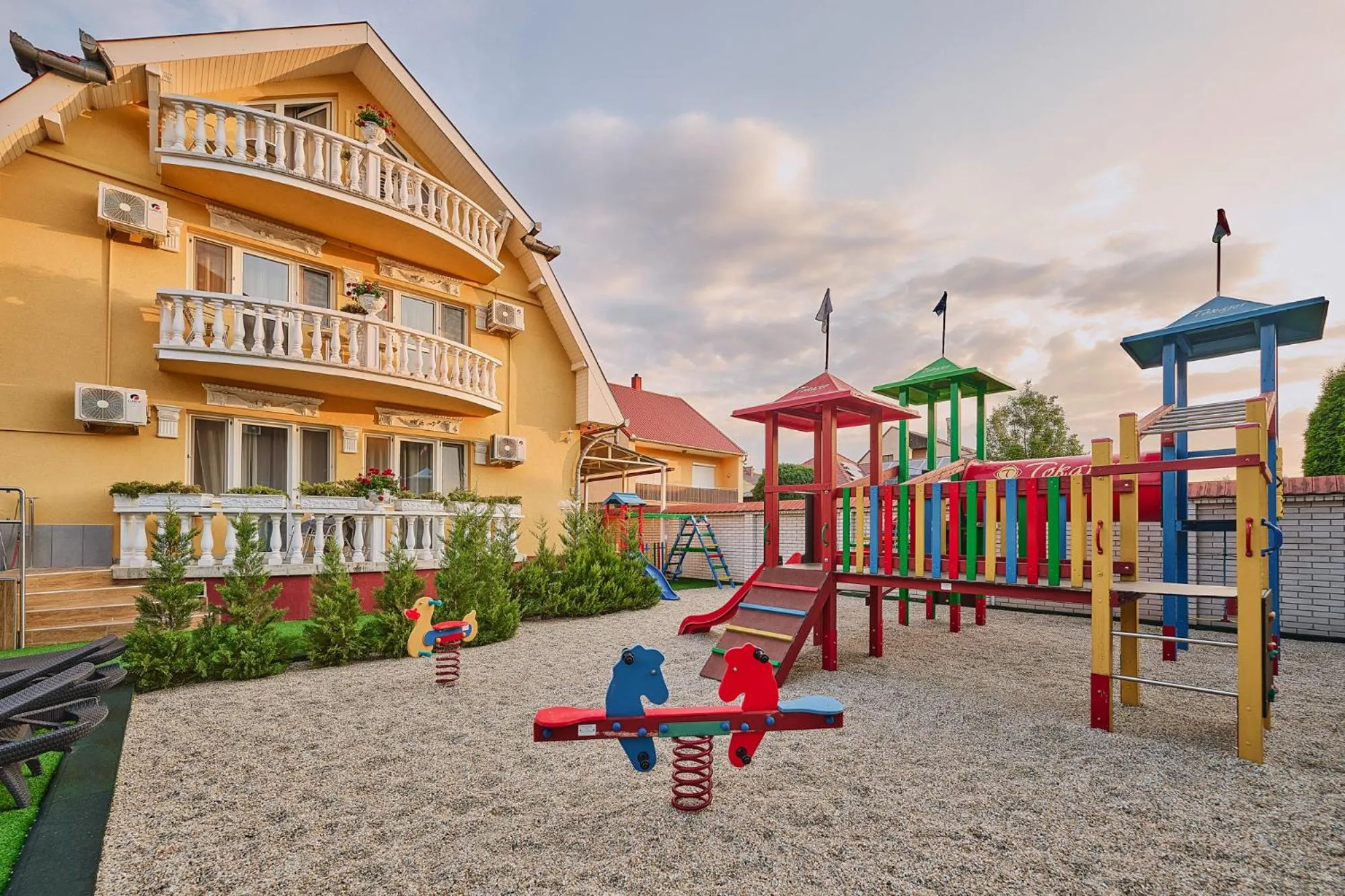 Children play ground in Tokajer Wellness Panzió