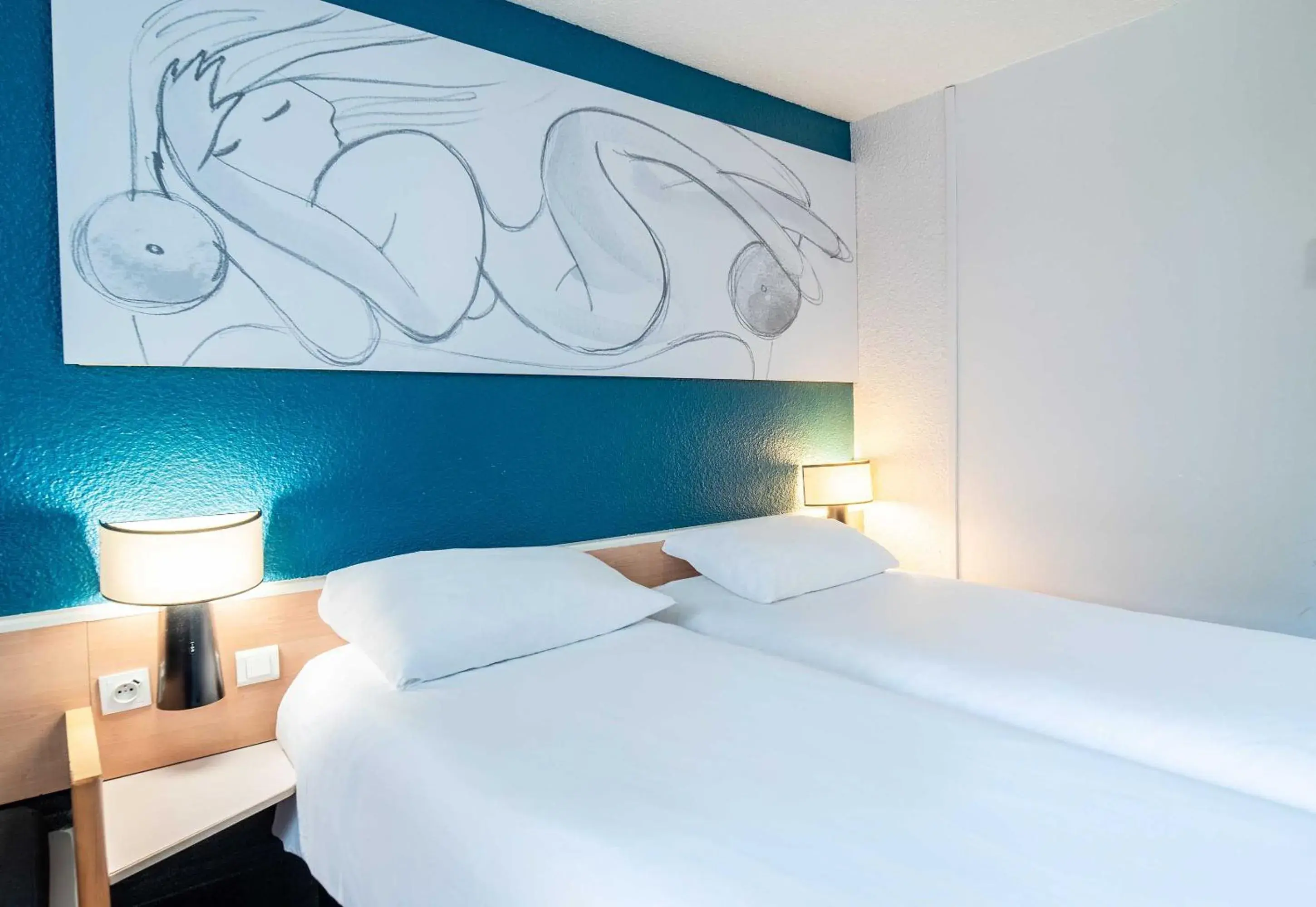 Twin Room in B&B HOTEL Limoges 3 Twin Room in B&B HOTEL Limoges 3