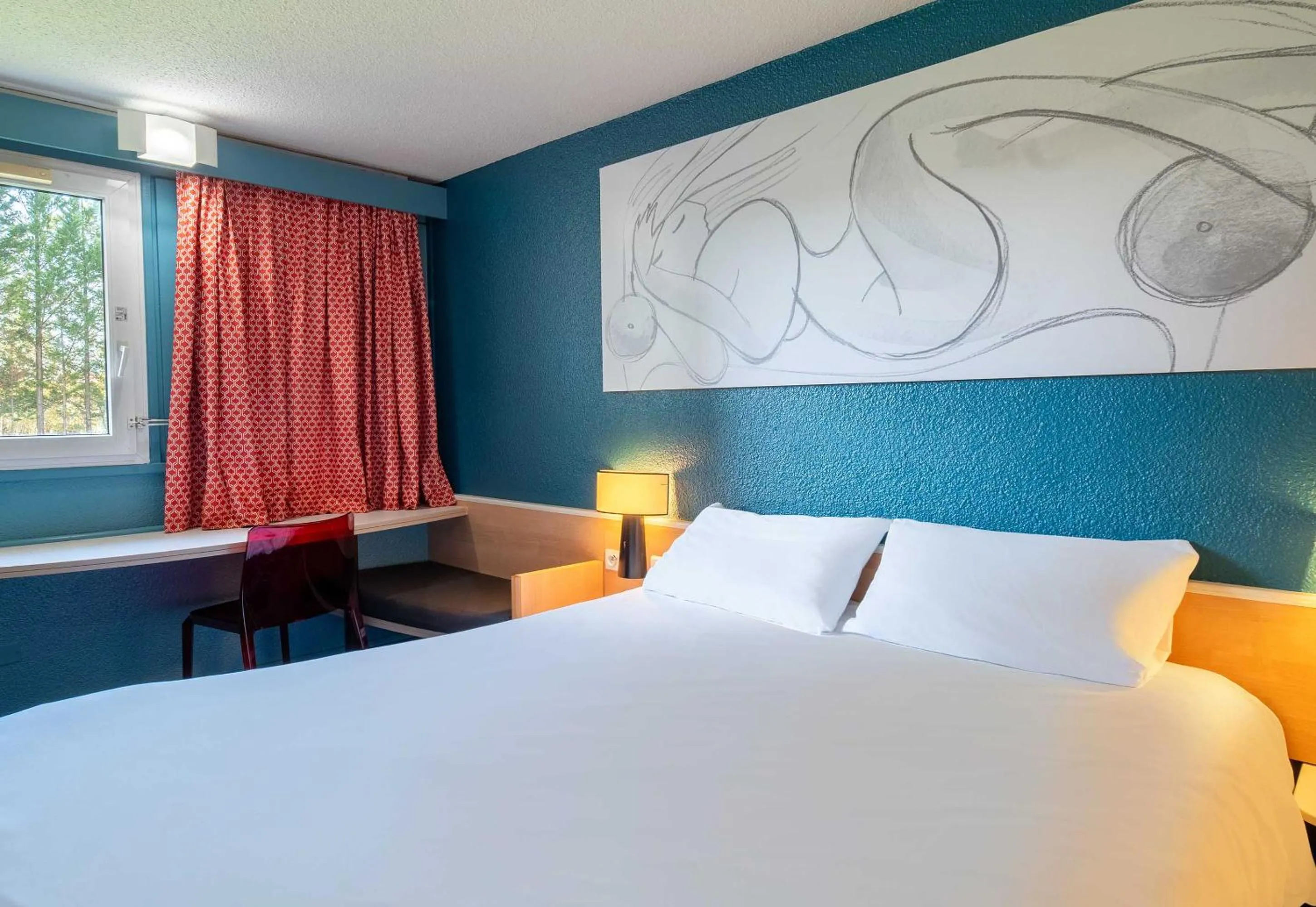 Bed in ibis Limoges Nord
