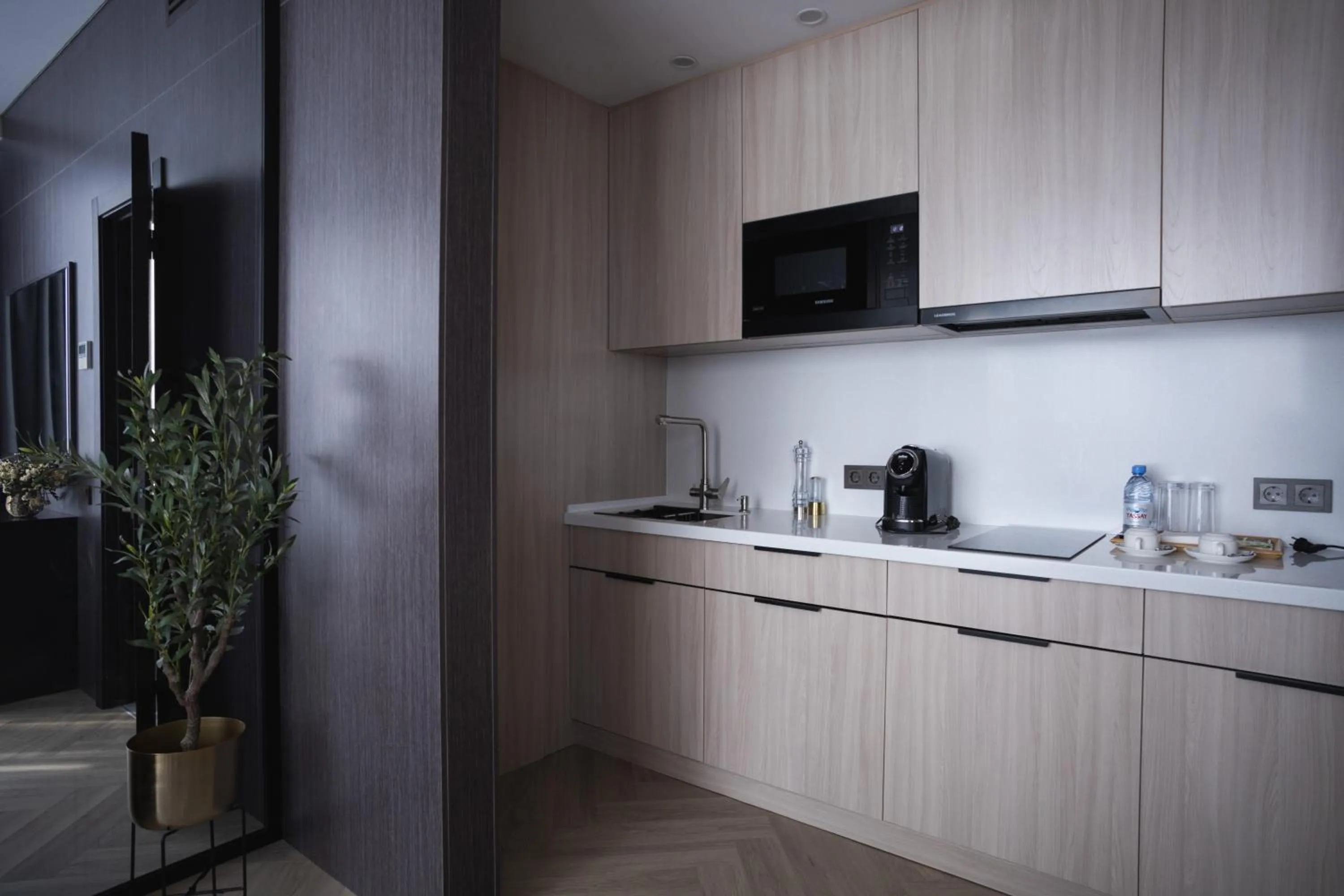 Kitchen or kitchenette in Resident City Hotel