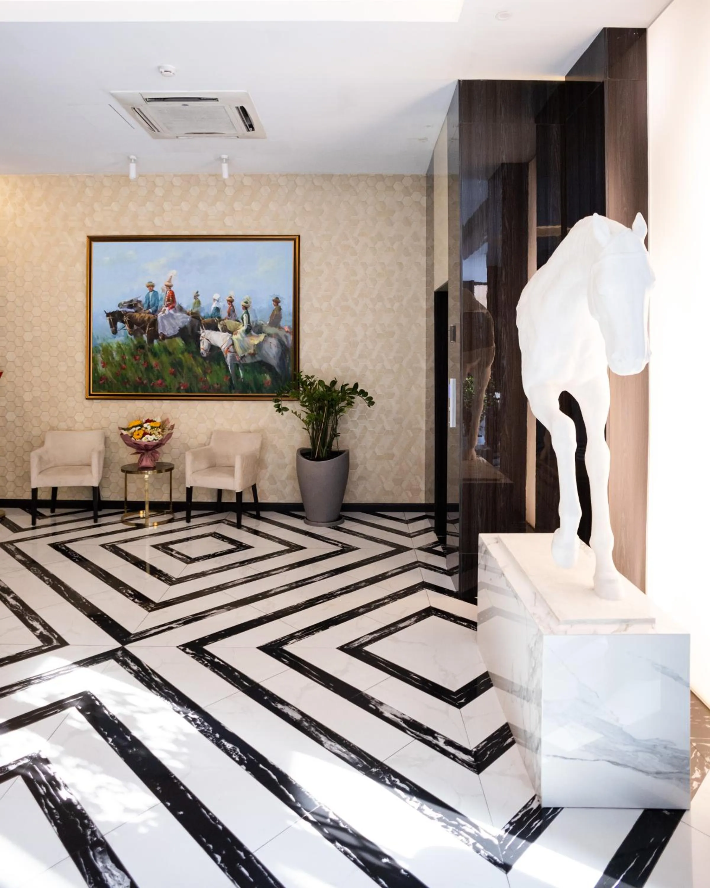 Seating area in Resident City Hotel