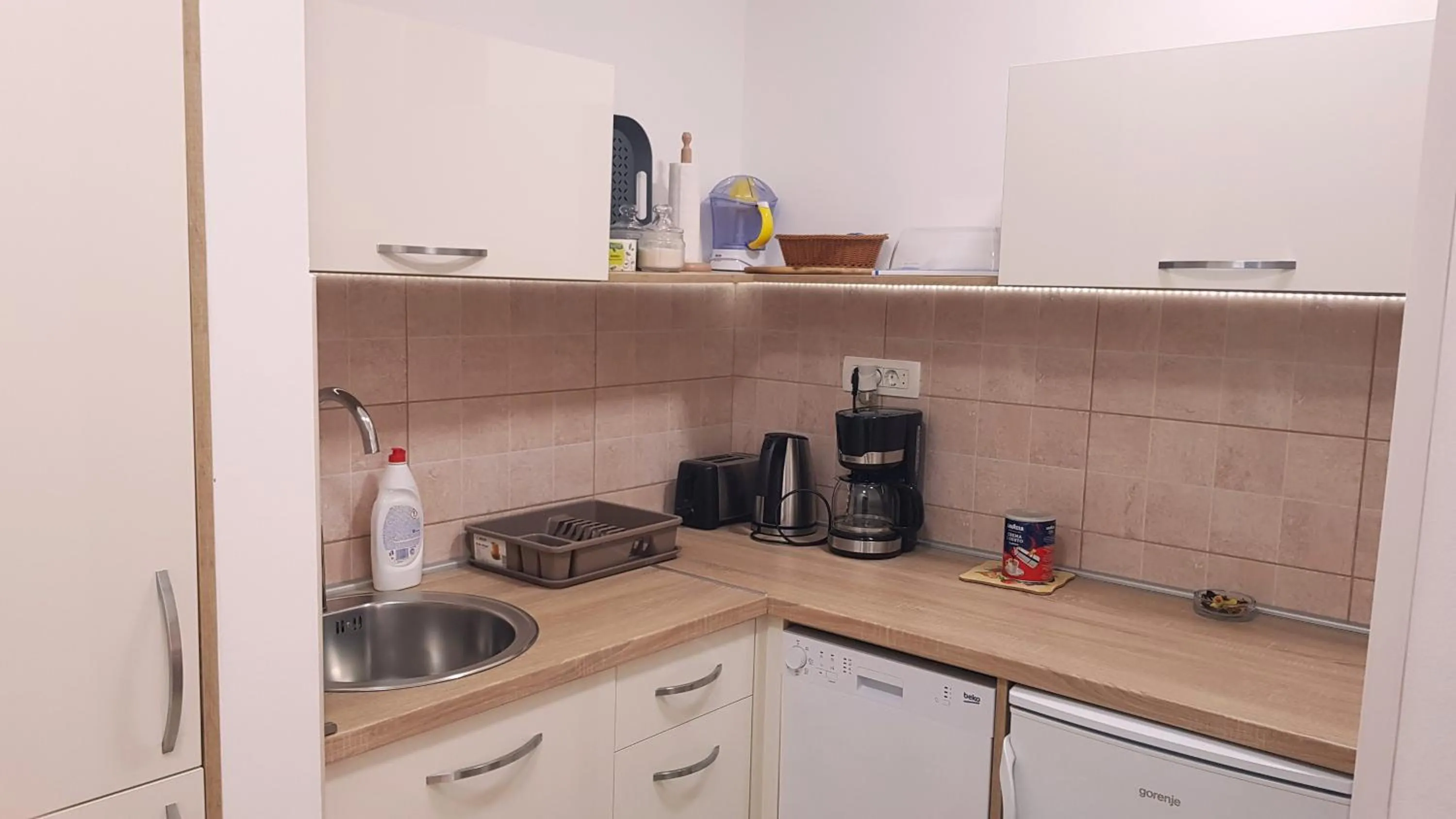 kitchen in Apartments Nancy