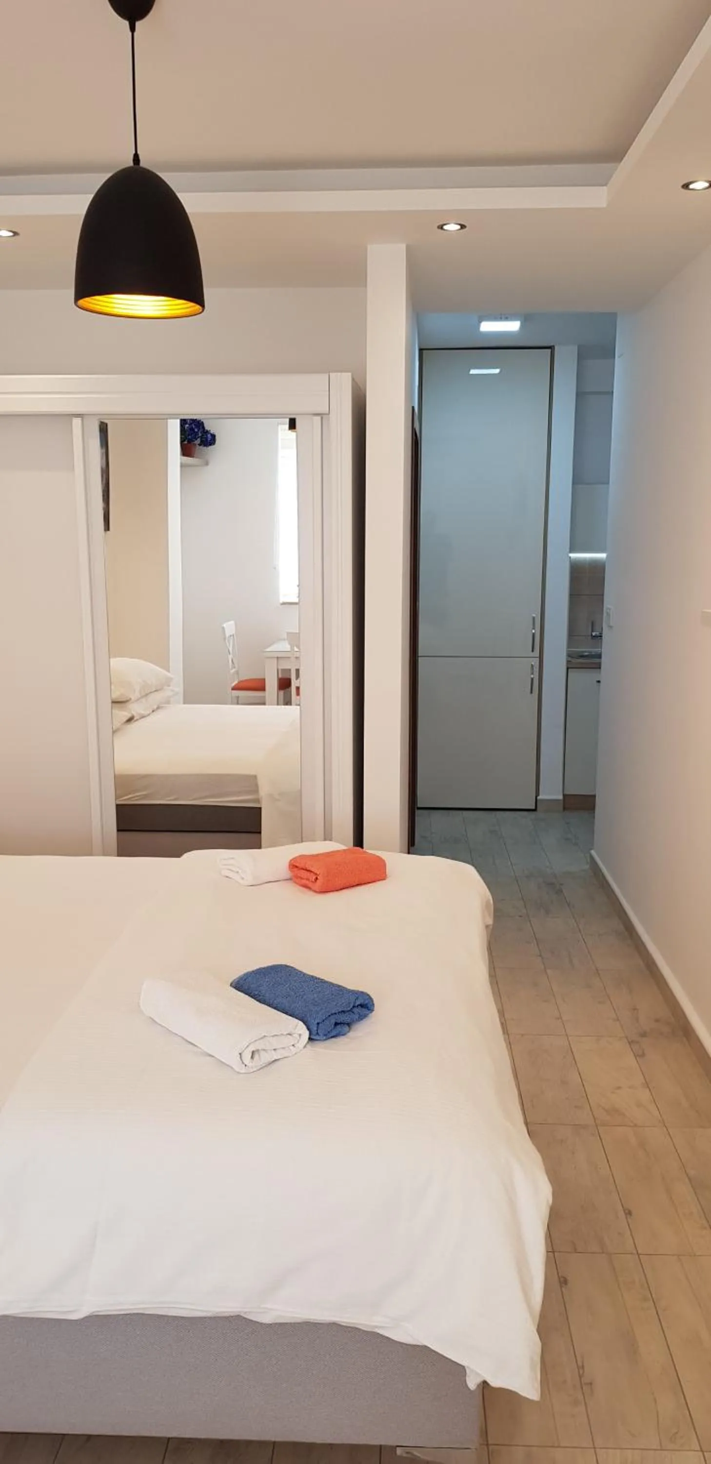Bedroom, Bed in Apartments Nancy