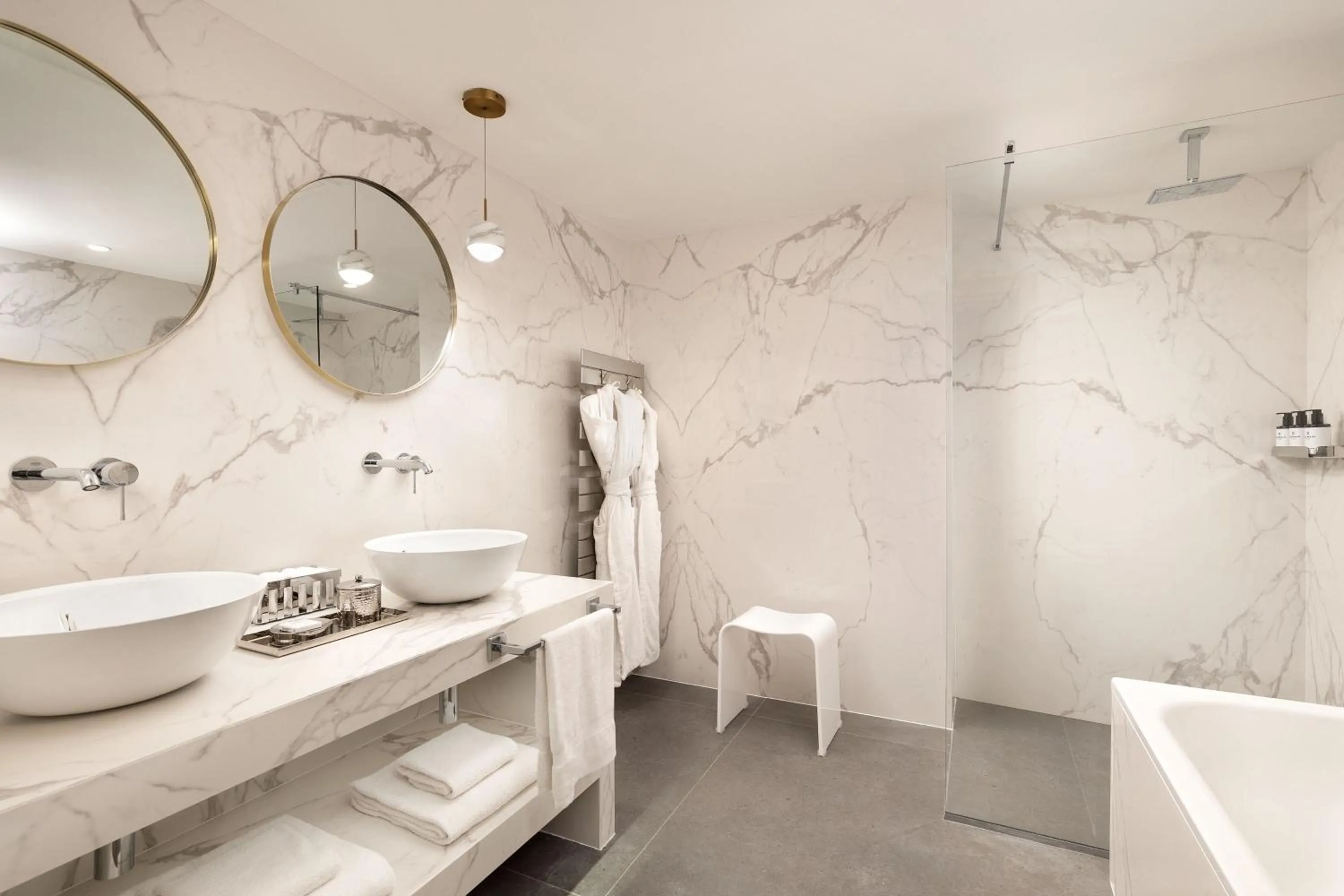 Bathroom in JW Marriott Cannes