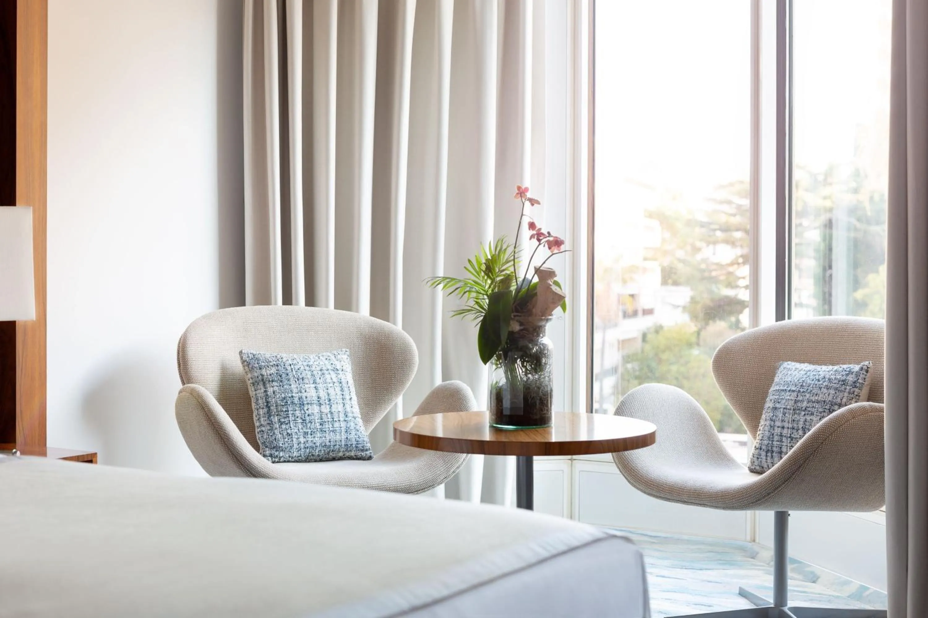 Photo of the whole room, Bed in JW Marriott Cannes