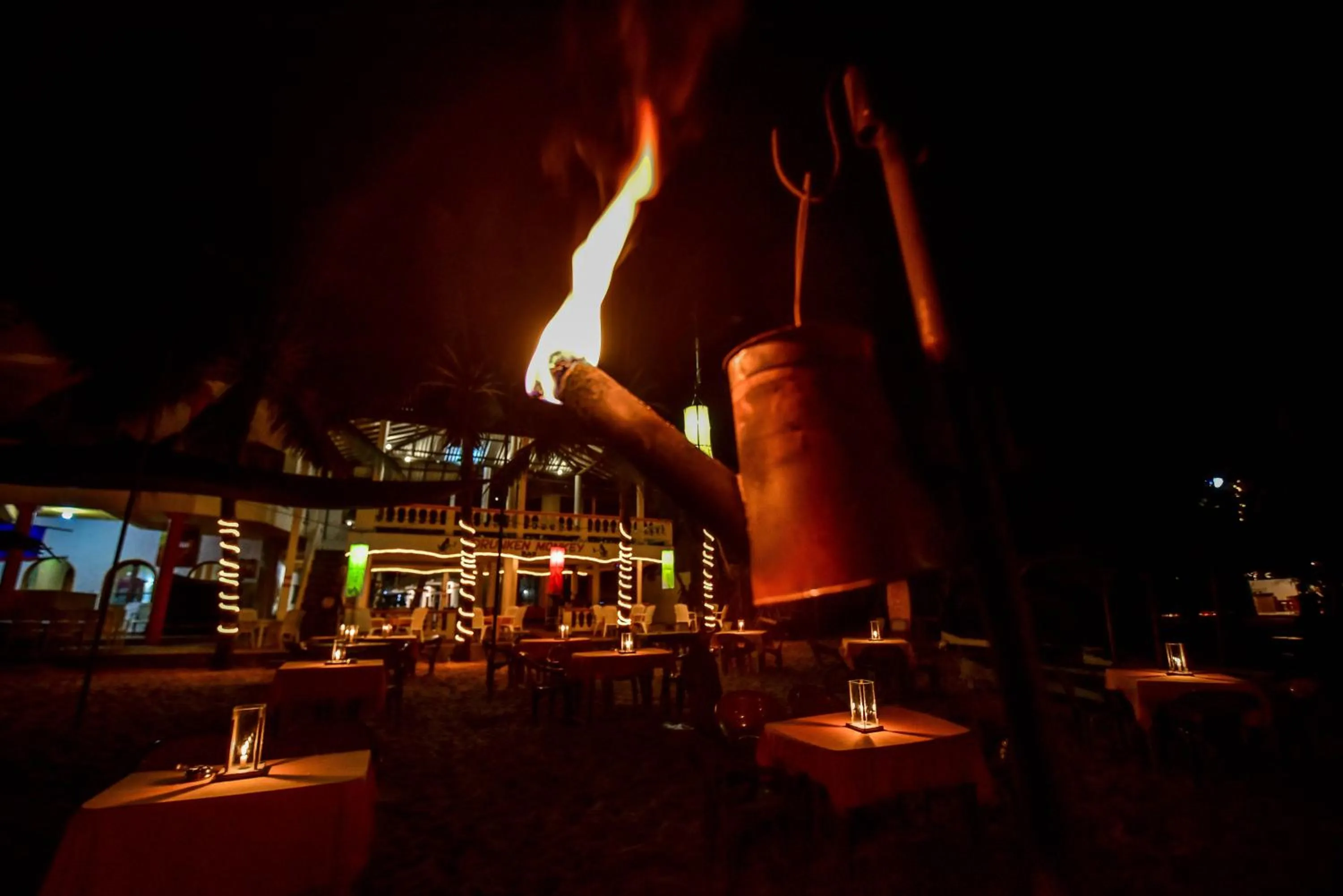 Decorative detail in International Beach Hotel & Restaurant