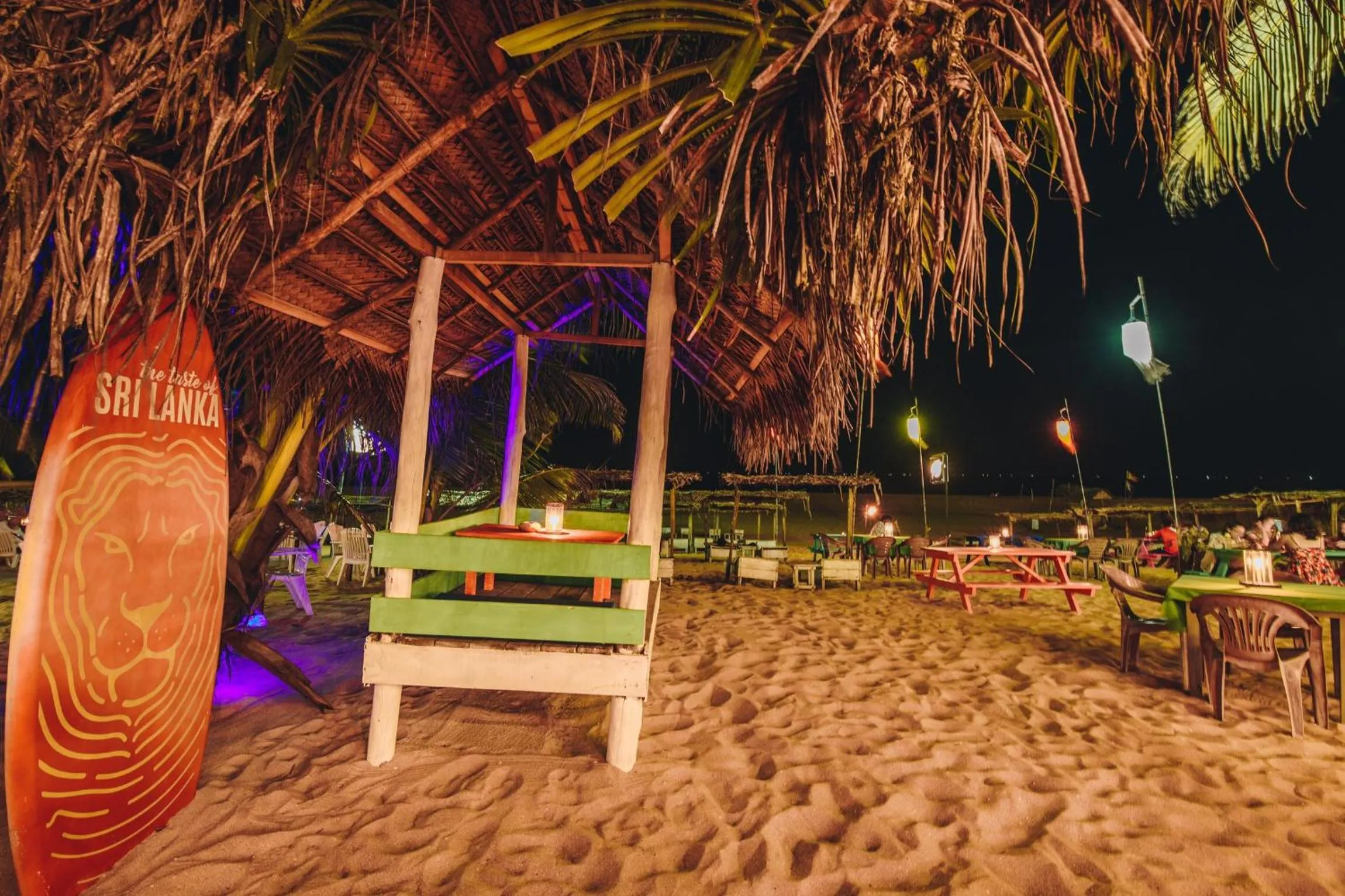 Night in International Beach Hotel & Restaurant