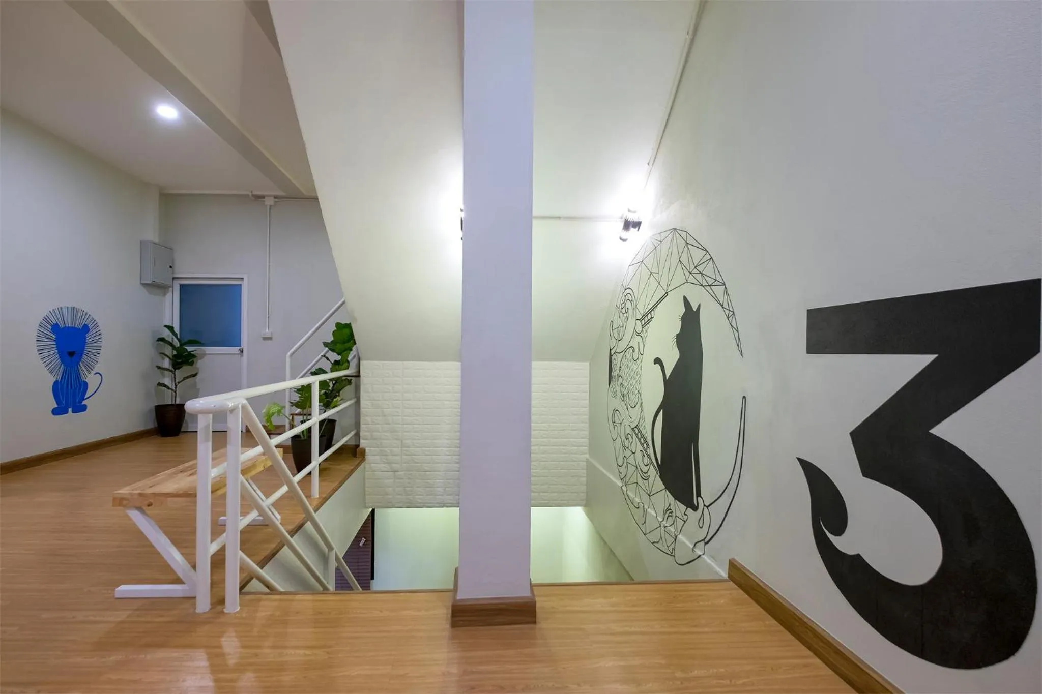 Decorative detail in BED Friends Poshtel