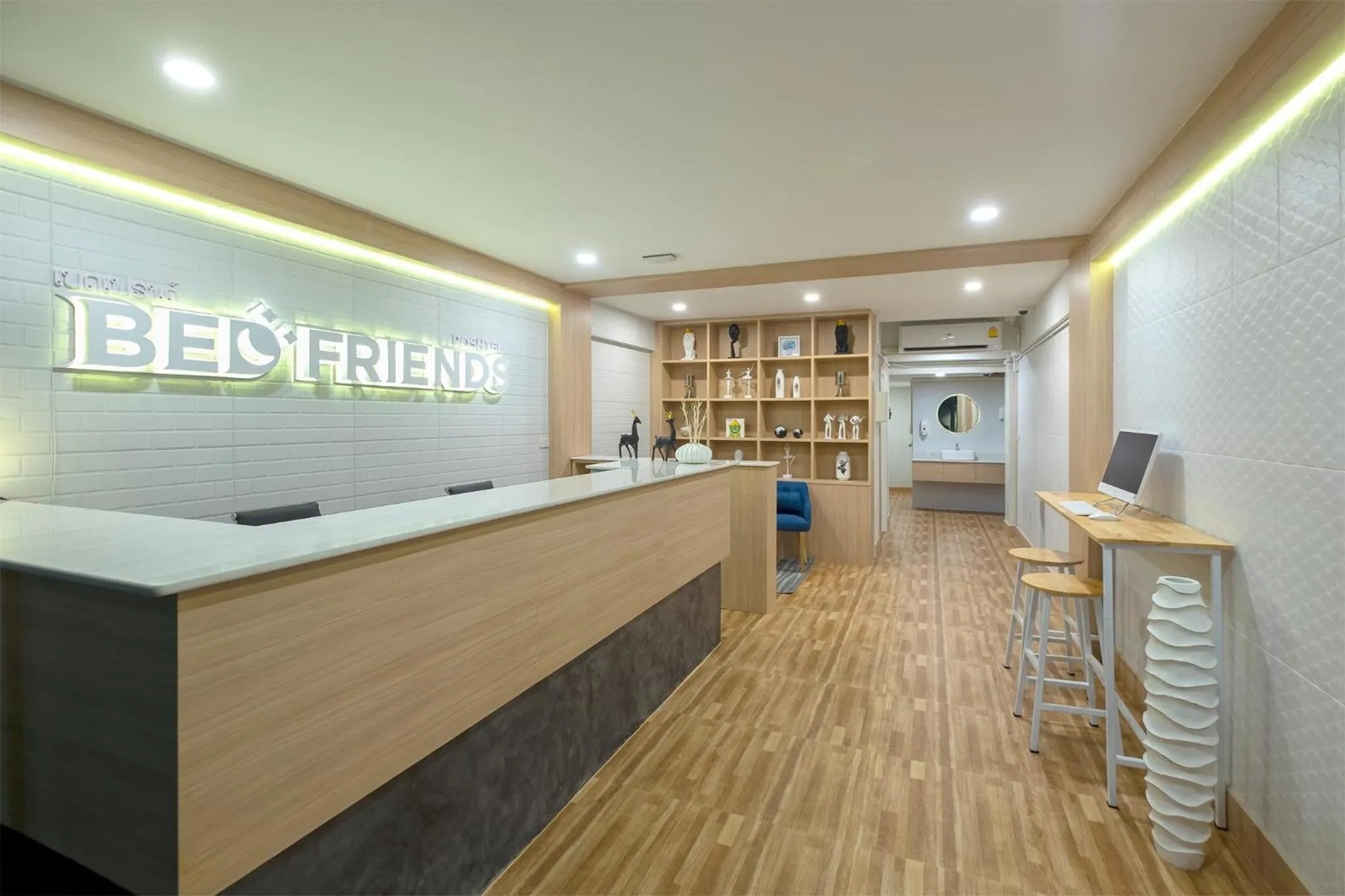 Lobby or reception in BED Friends Poshtel