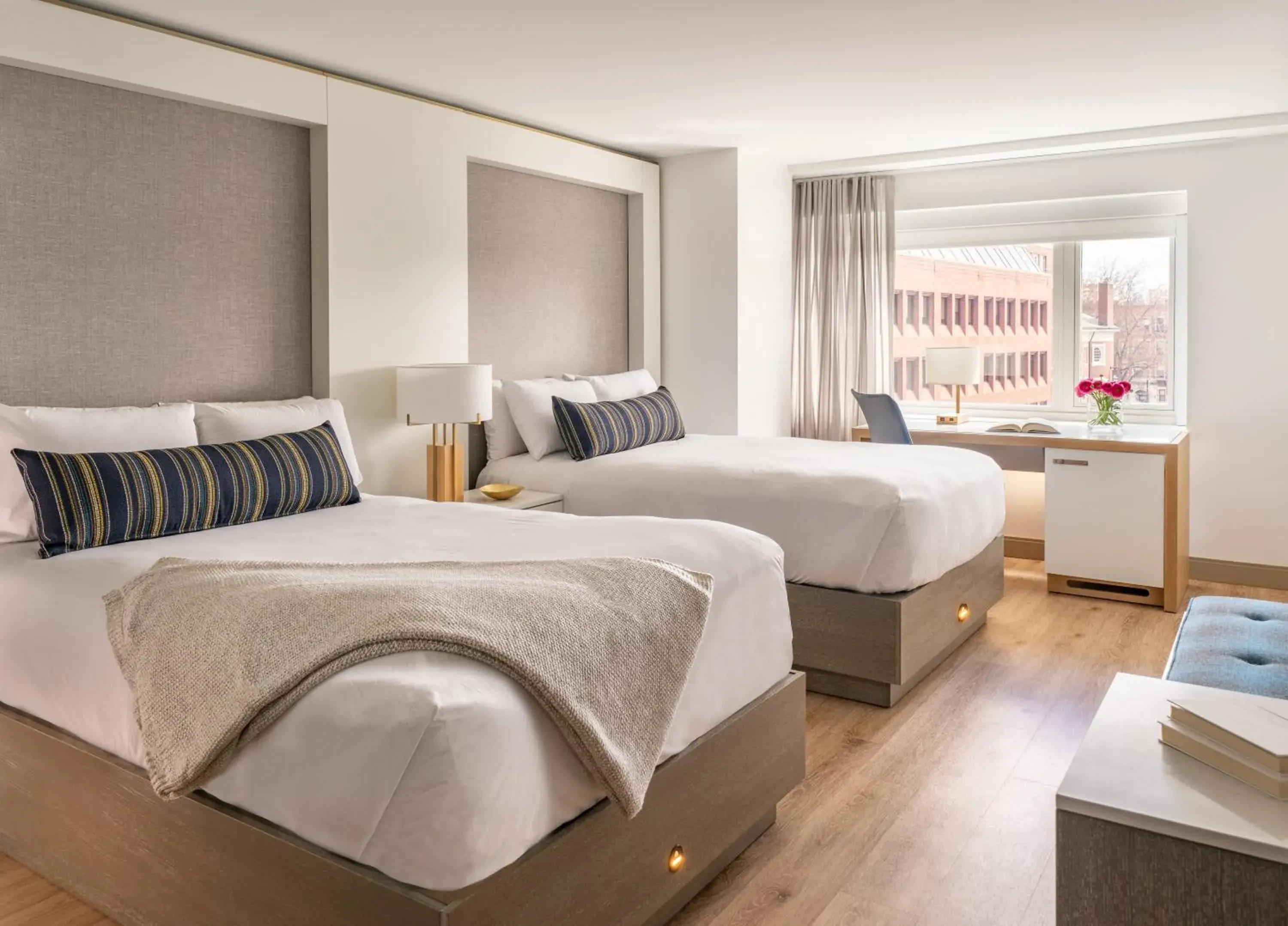 Double Room with Two Double Beds in Harvard Square Hotel Double Room with Two Double Beds in Harvard Square Hotel