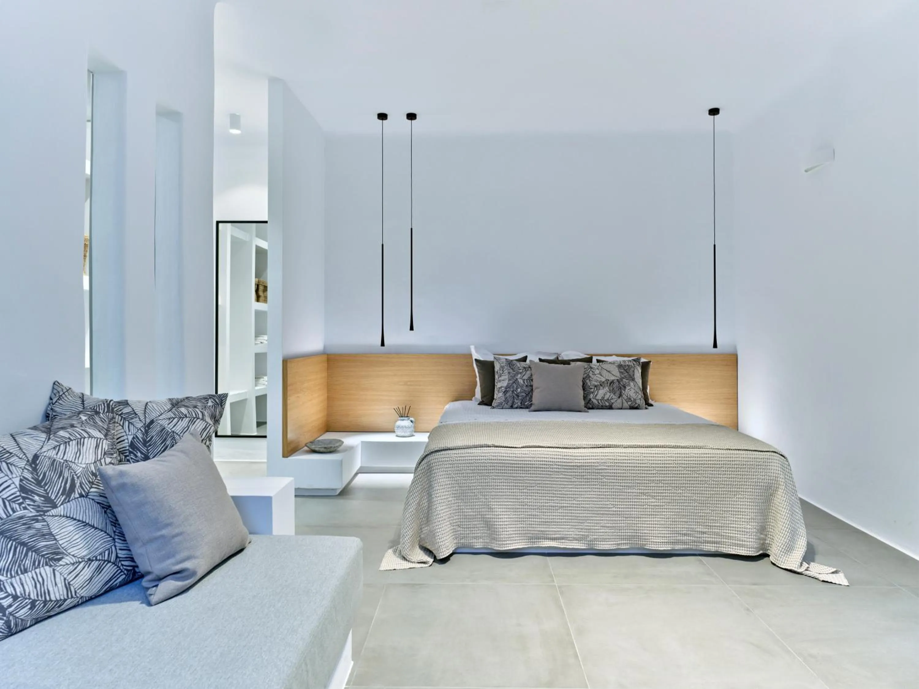 Bedroom, Bed in Blue Mare Villas