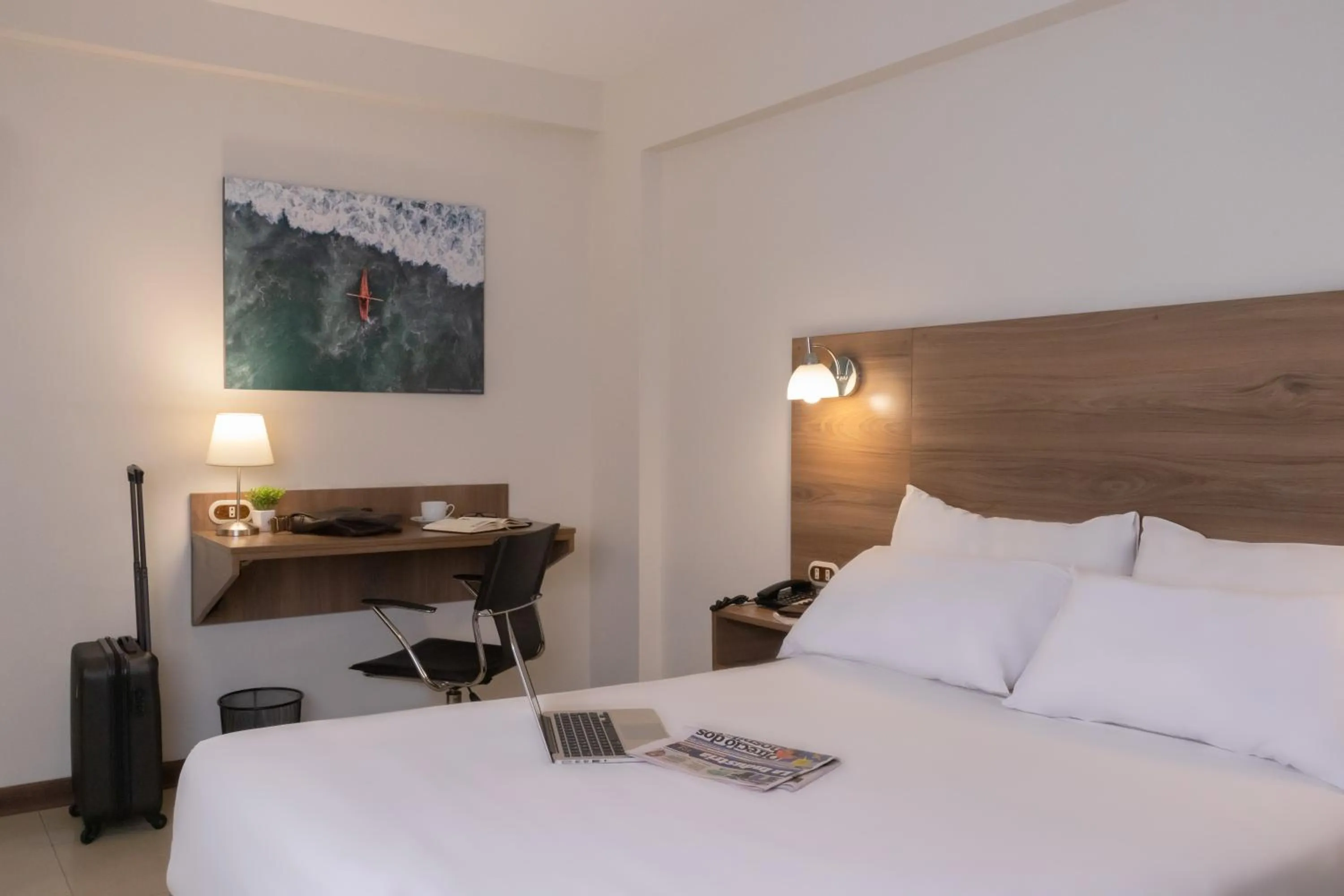 Bed in Hotel Alexander