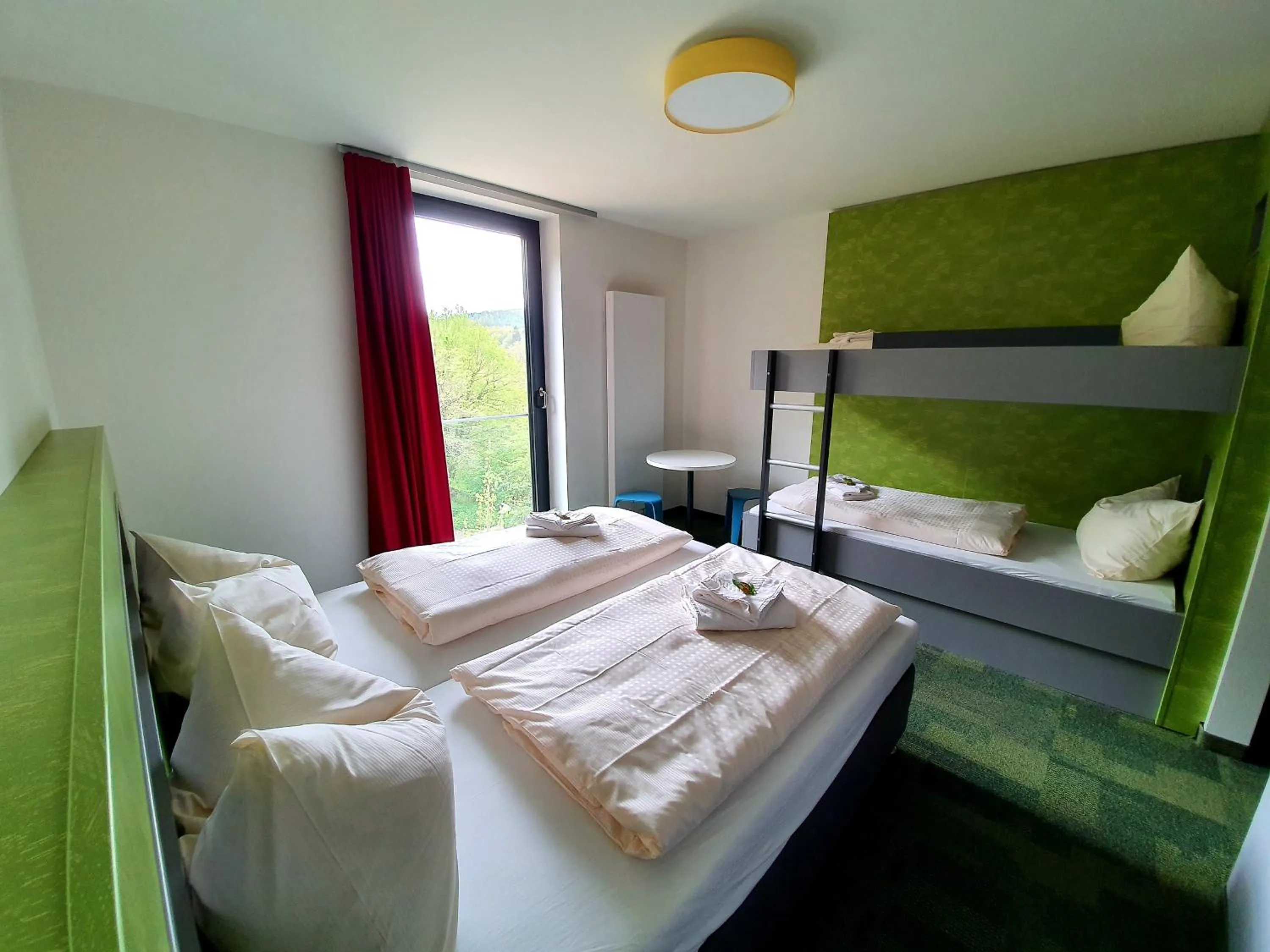 Photo of the whole room, Bed in Jugendherberge Gemünd Vogelsang