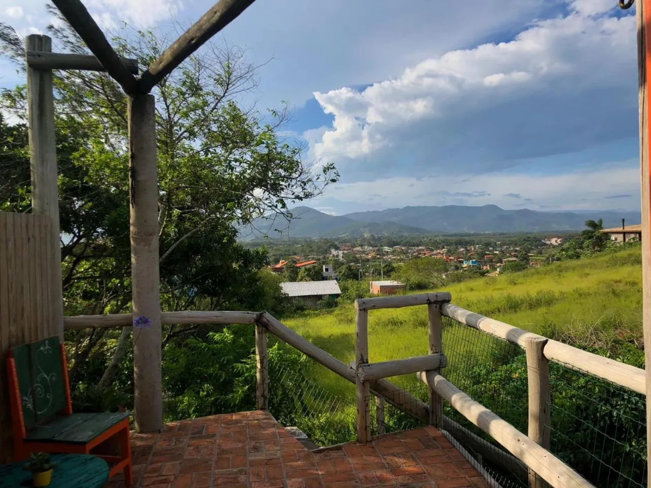 Balcony/Terrace in Pousada Gopak